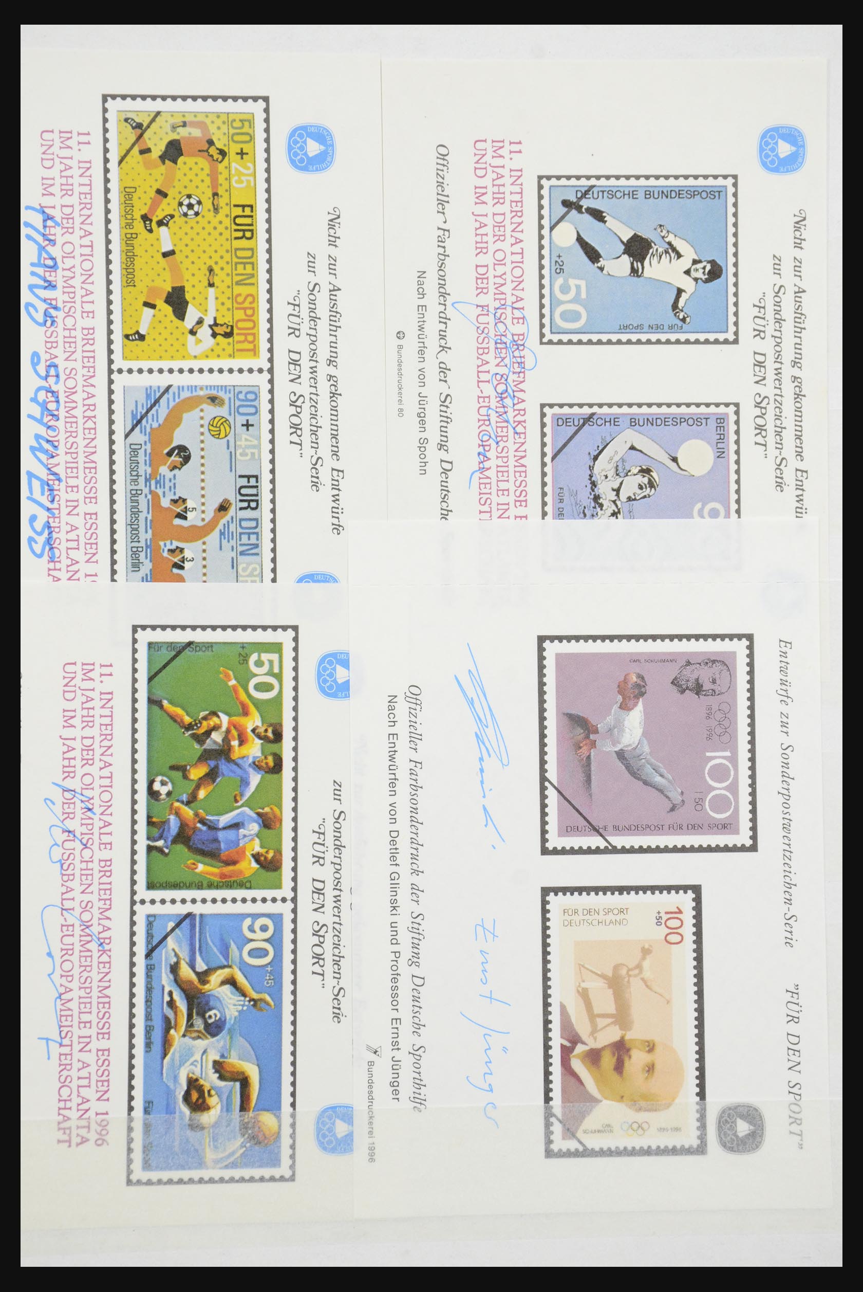 32050 053 - 32050 Bundespost special sheets 1980-2010.