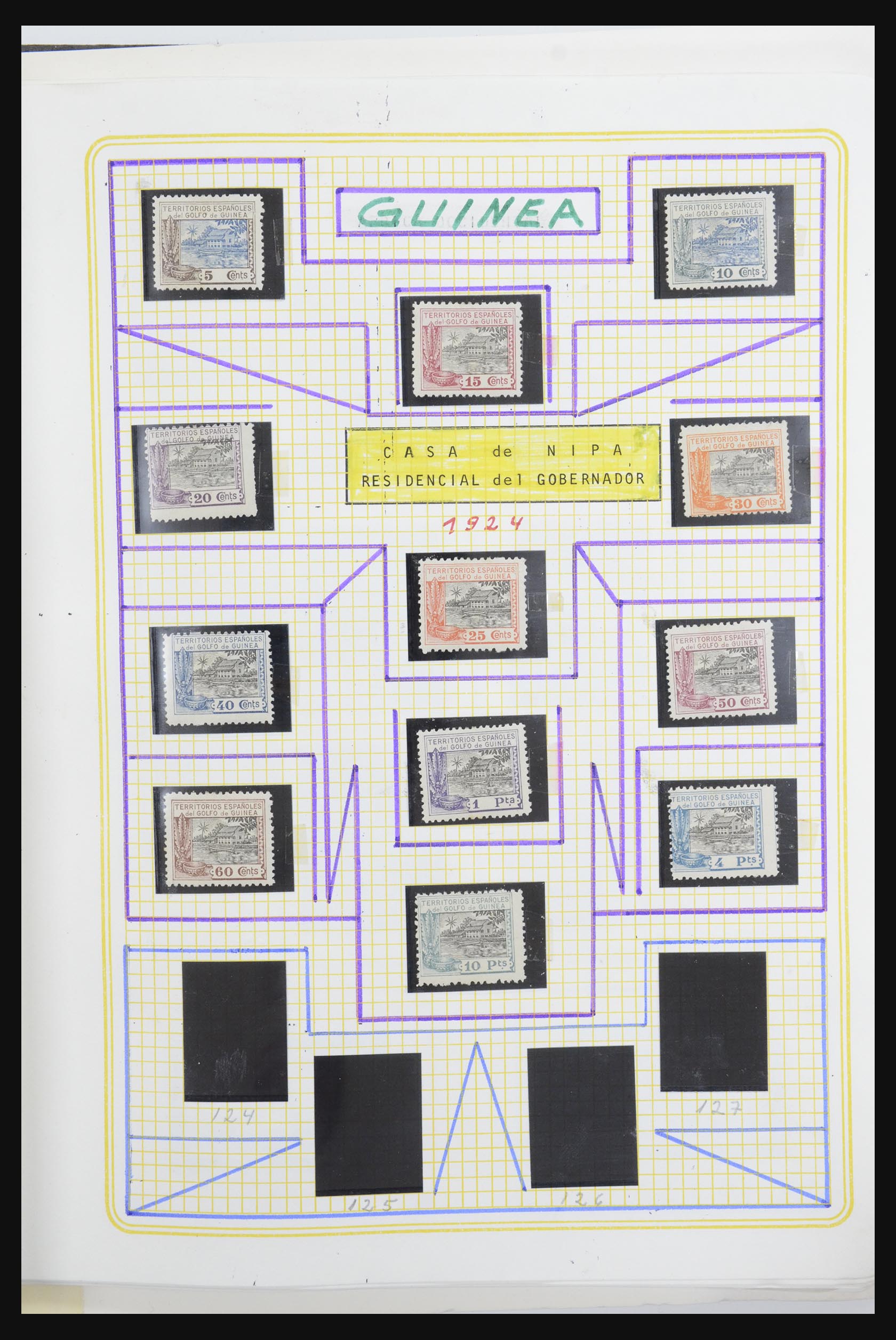 32053 071 - 32053 Spanish colonies and territories 1874-1974.