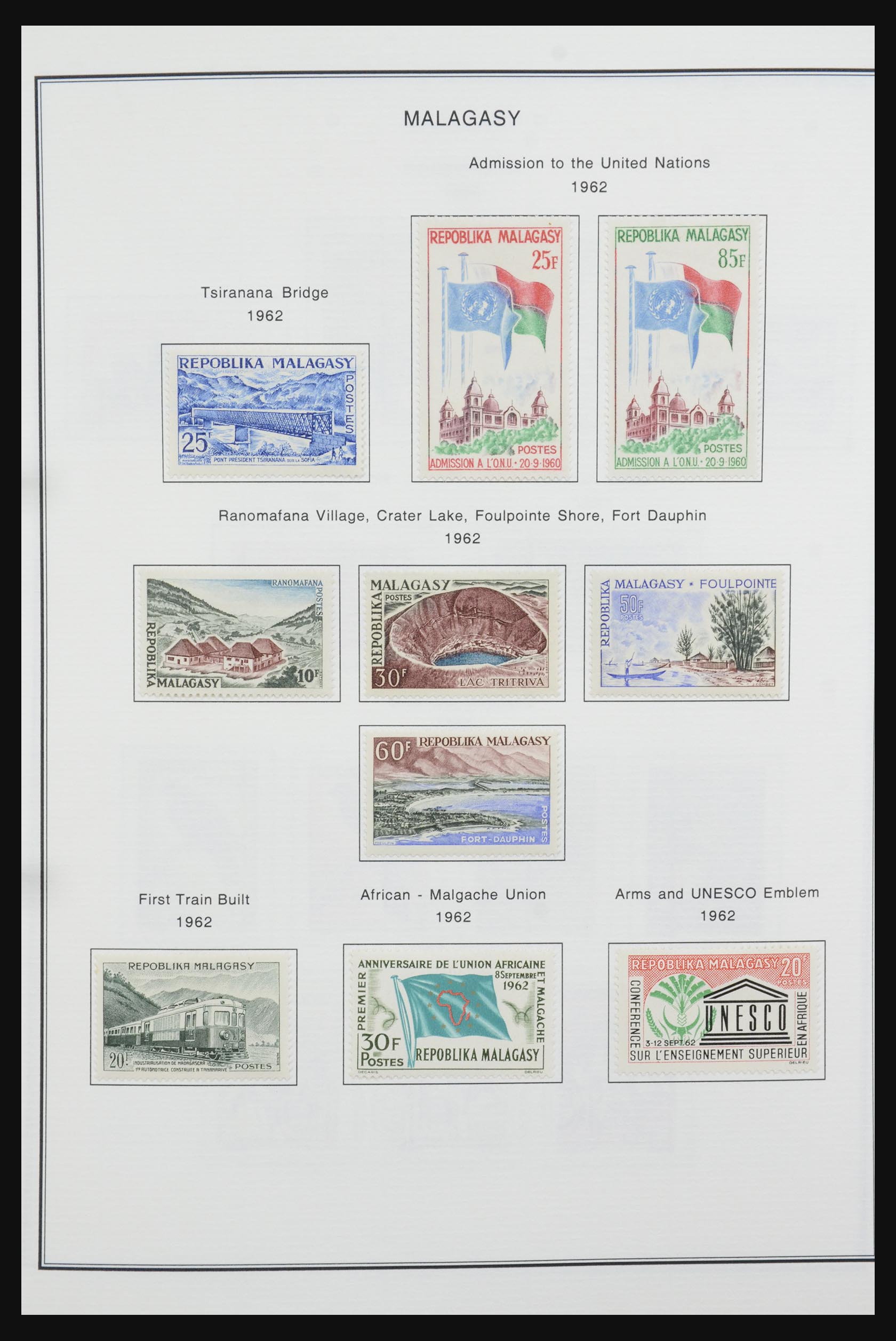 32054 036 - 32054 Madagascar 1892-1976.