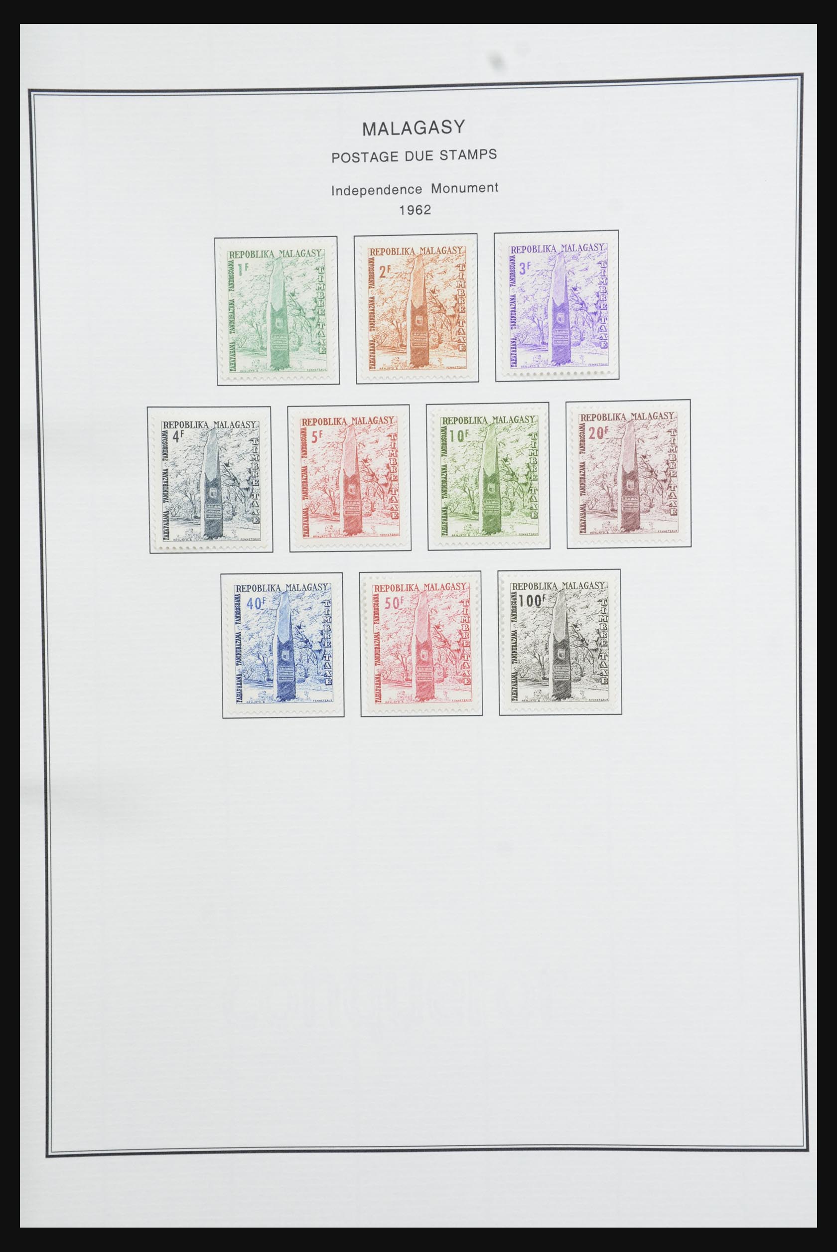 32054 123 - 32054 Madagascar 1892-1976.