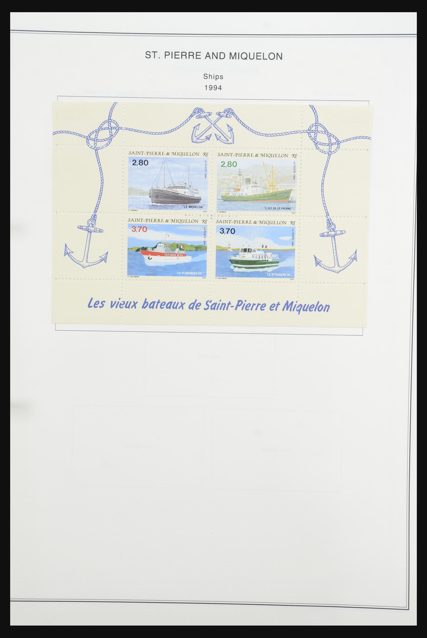 32061 045 - 32061 St. Pierre et Miquelon 1885-1991.
