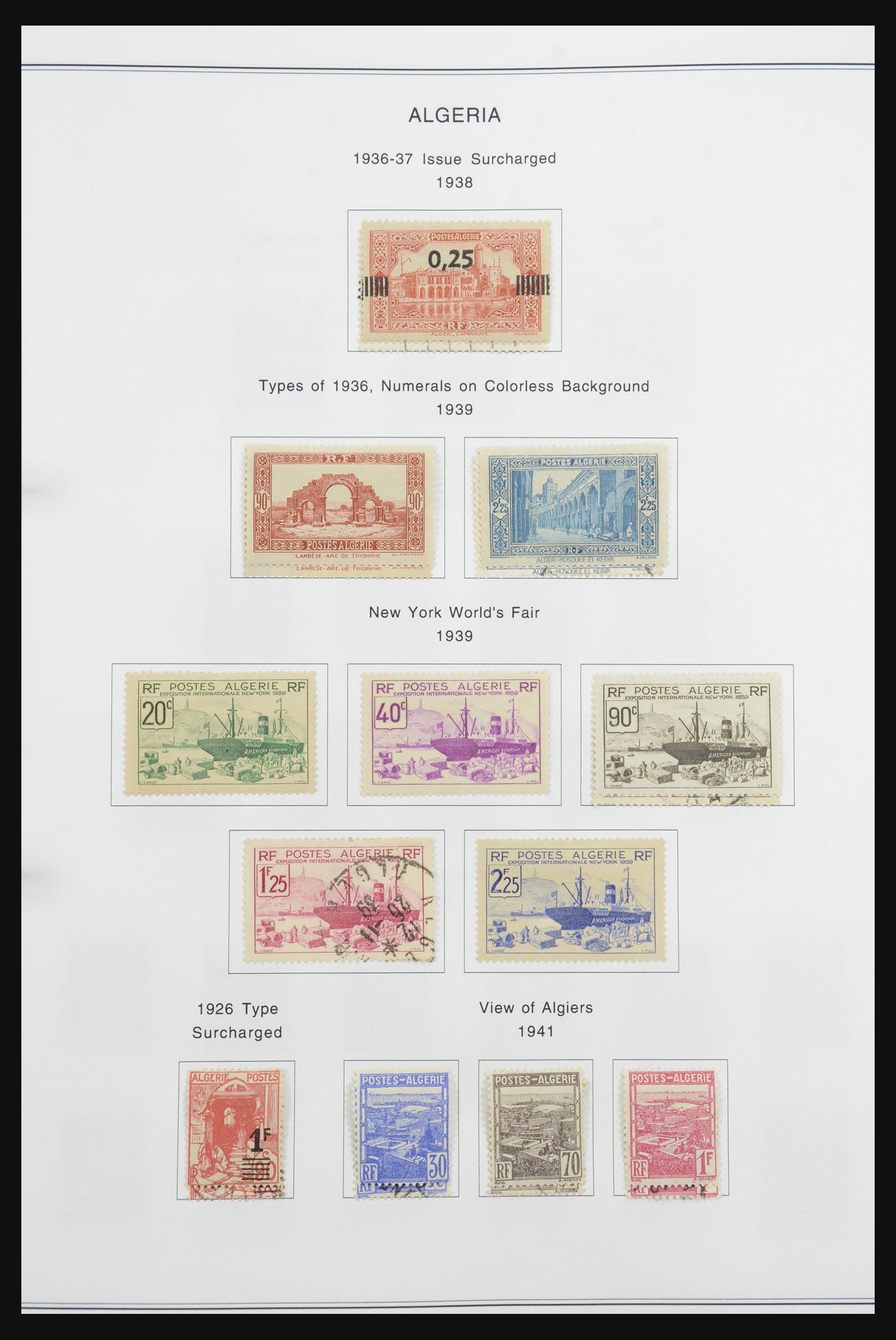 32063 013 - 32063 Algerije 1924-1958.