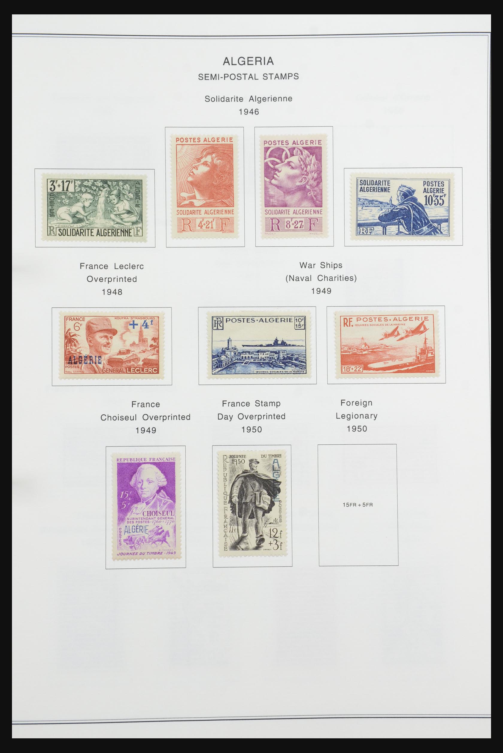 32063 028 - 32063 Algeria 1924-1958.