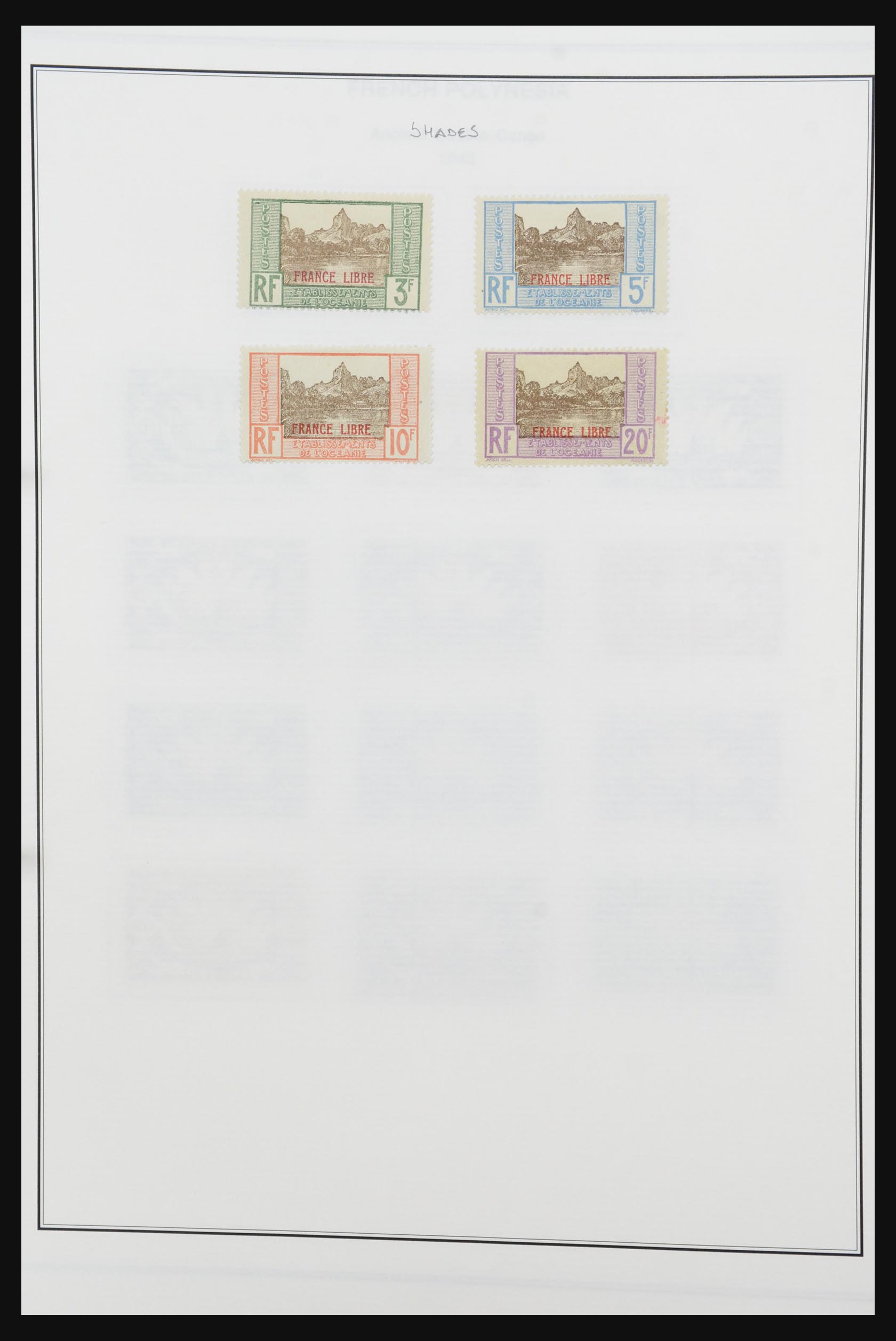32066 013 - 32066 Oceanië/Polynesië 1892-1996.