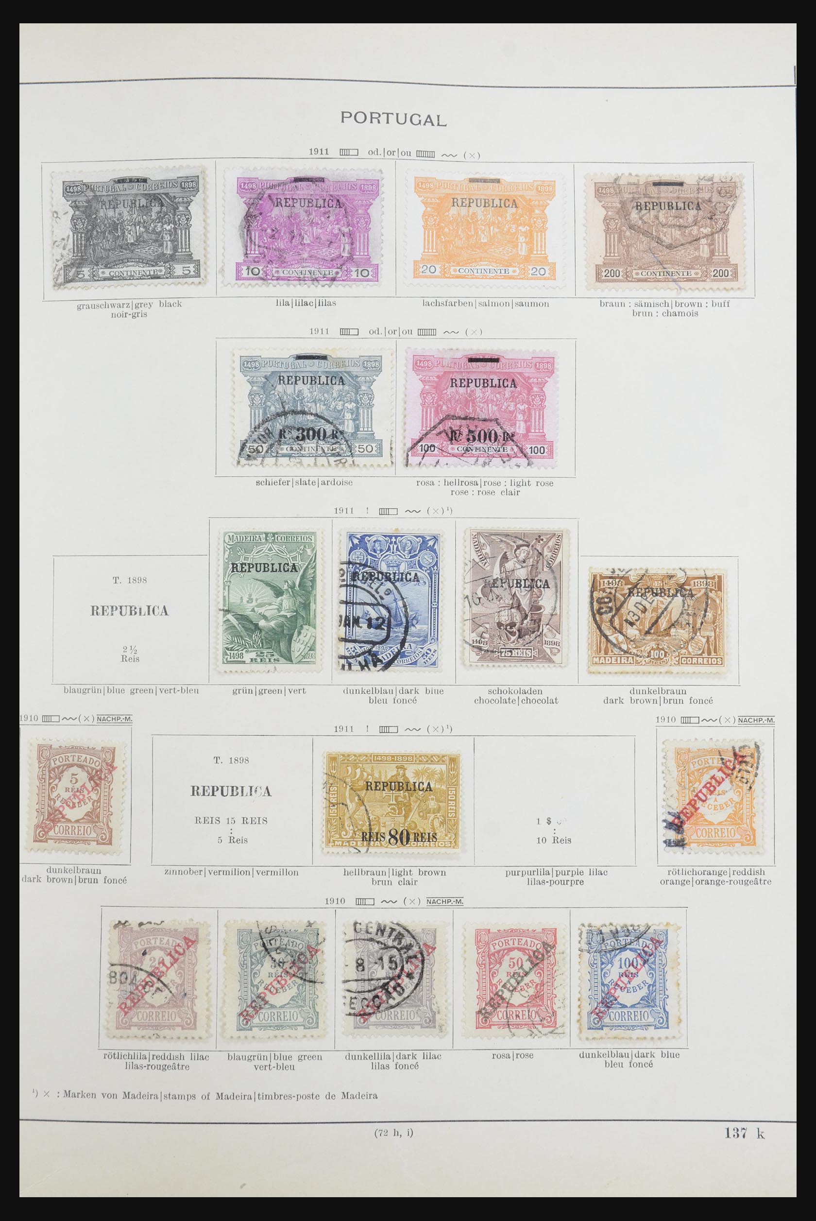 32070 012 - 32070 Portugal en koloniën 1857-1953.