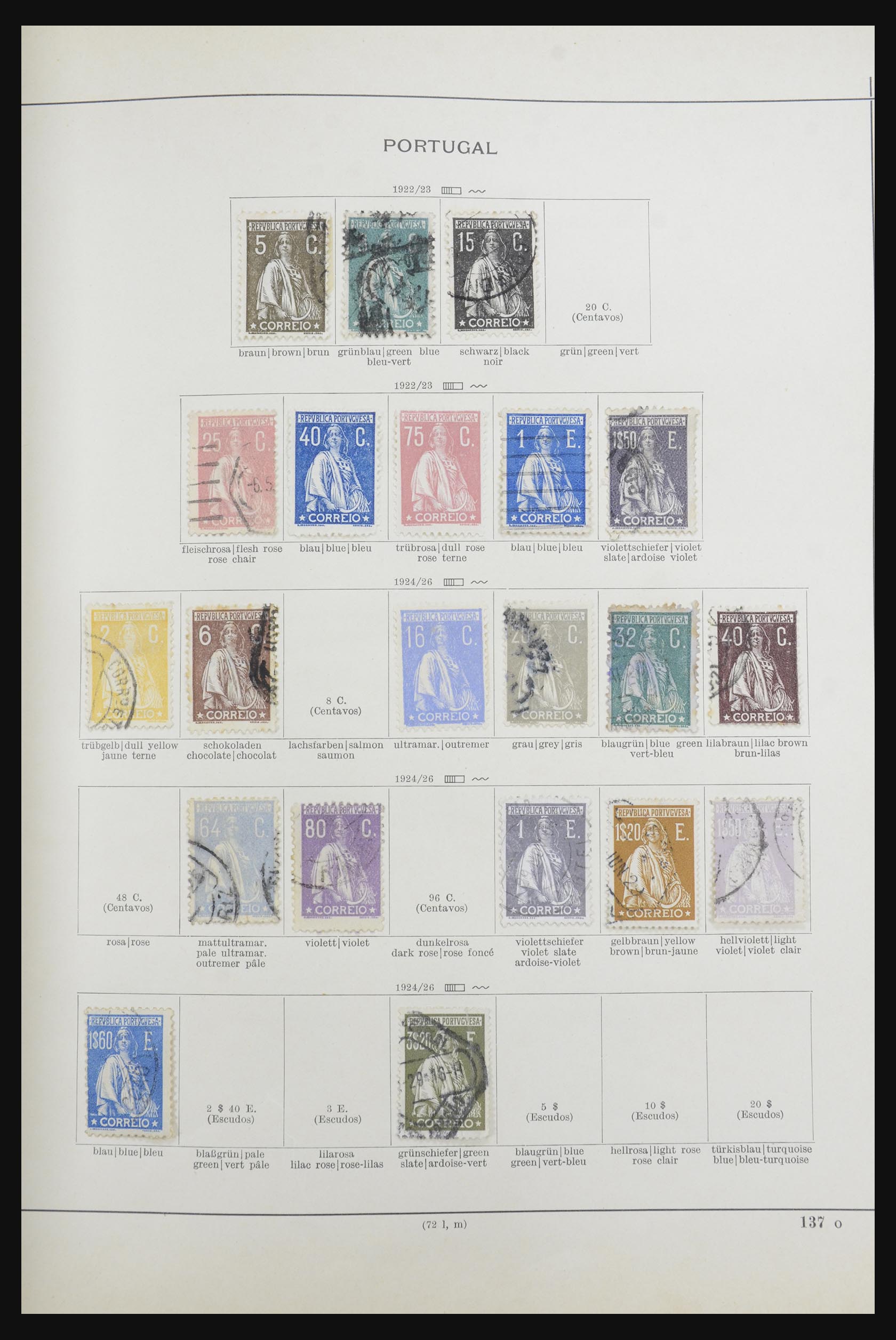 32070 016 - 32070 Portugal en koloniën 1857-1953.