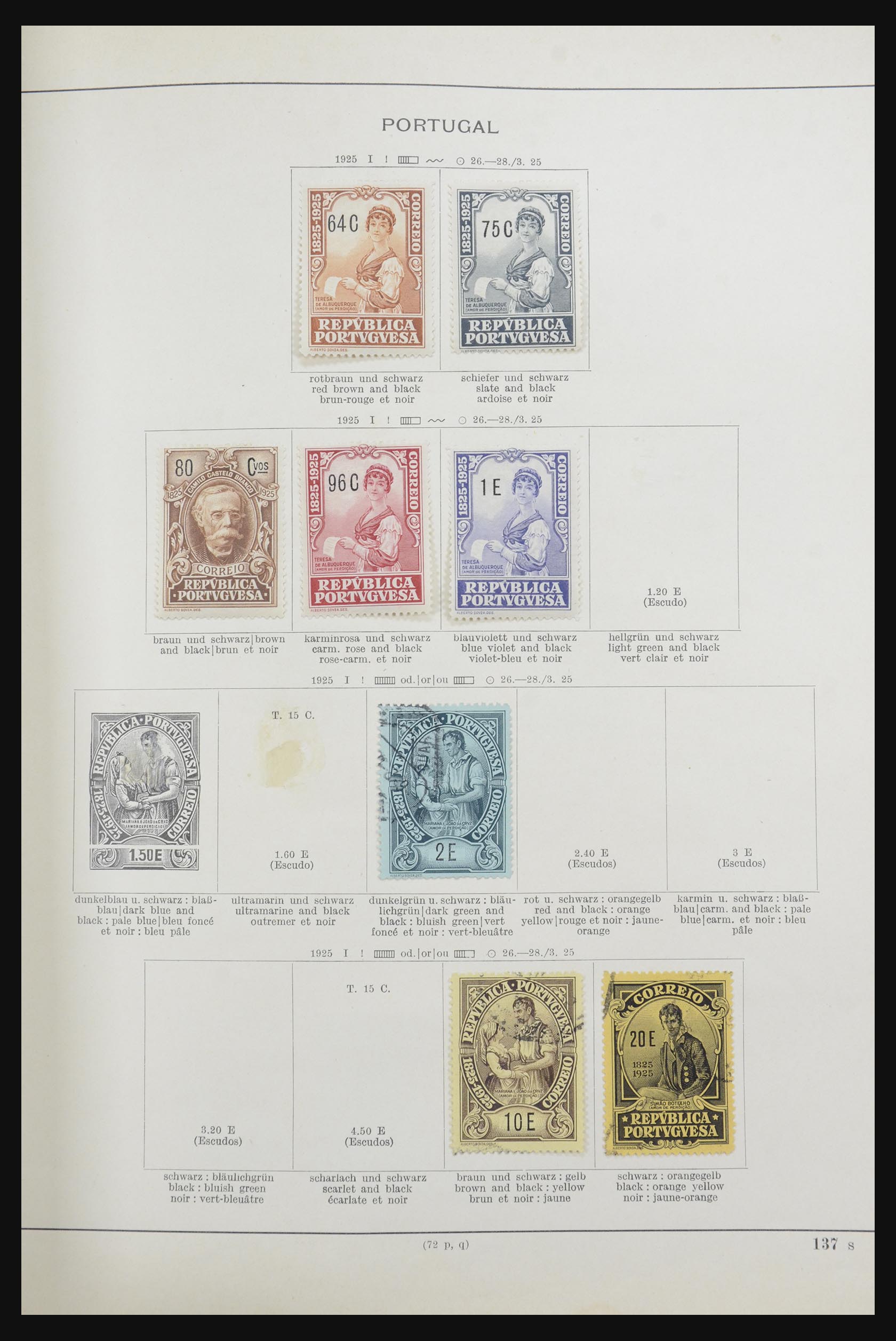 32070 020 - 32070 Portugal en koloniën 1857-1953.
