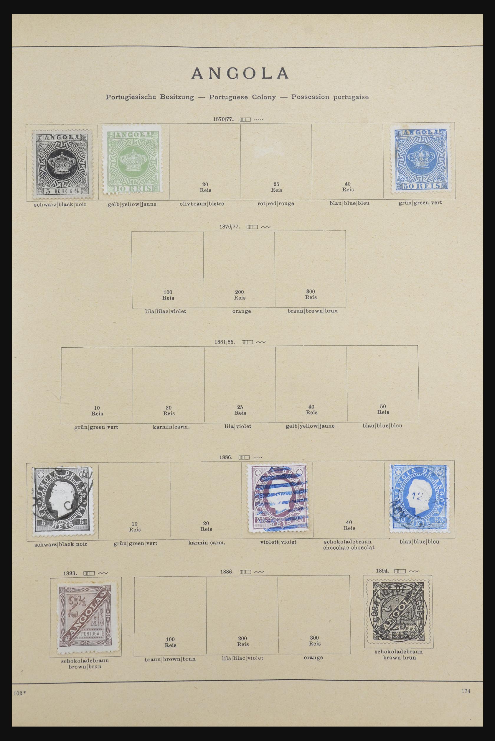 32070 046 - 32070 Portugal en koloniën 1857-1953.