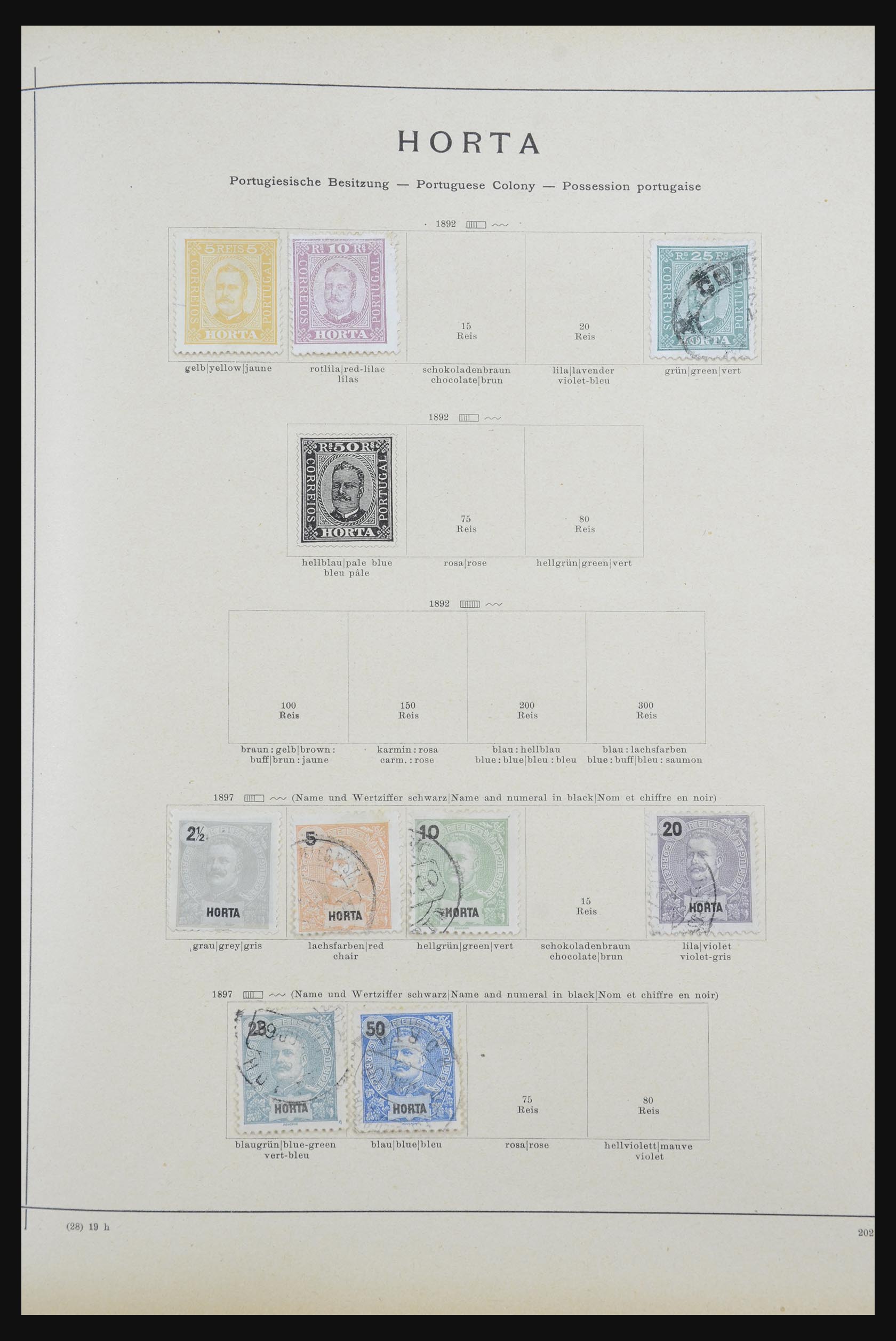 32070 074 - 32070 Portugal and colonies 1857-1953.