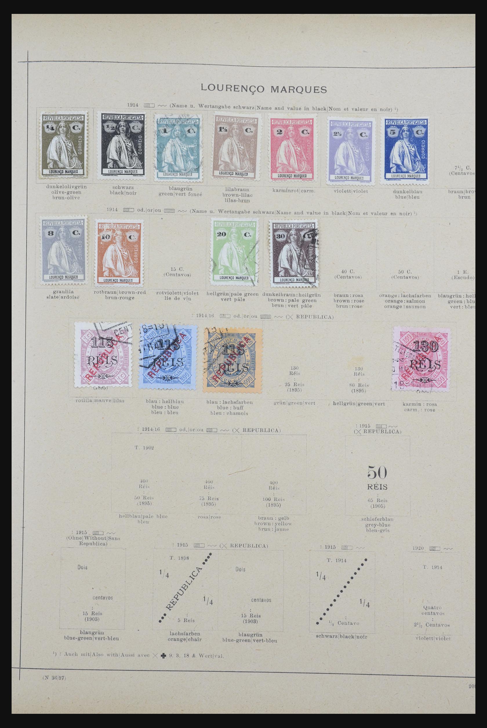 32070 091 - 32070 Portugal en koloniën 1857-1953.
