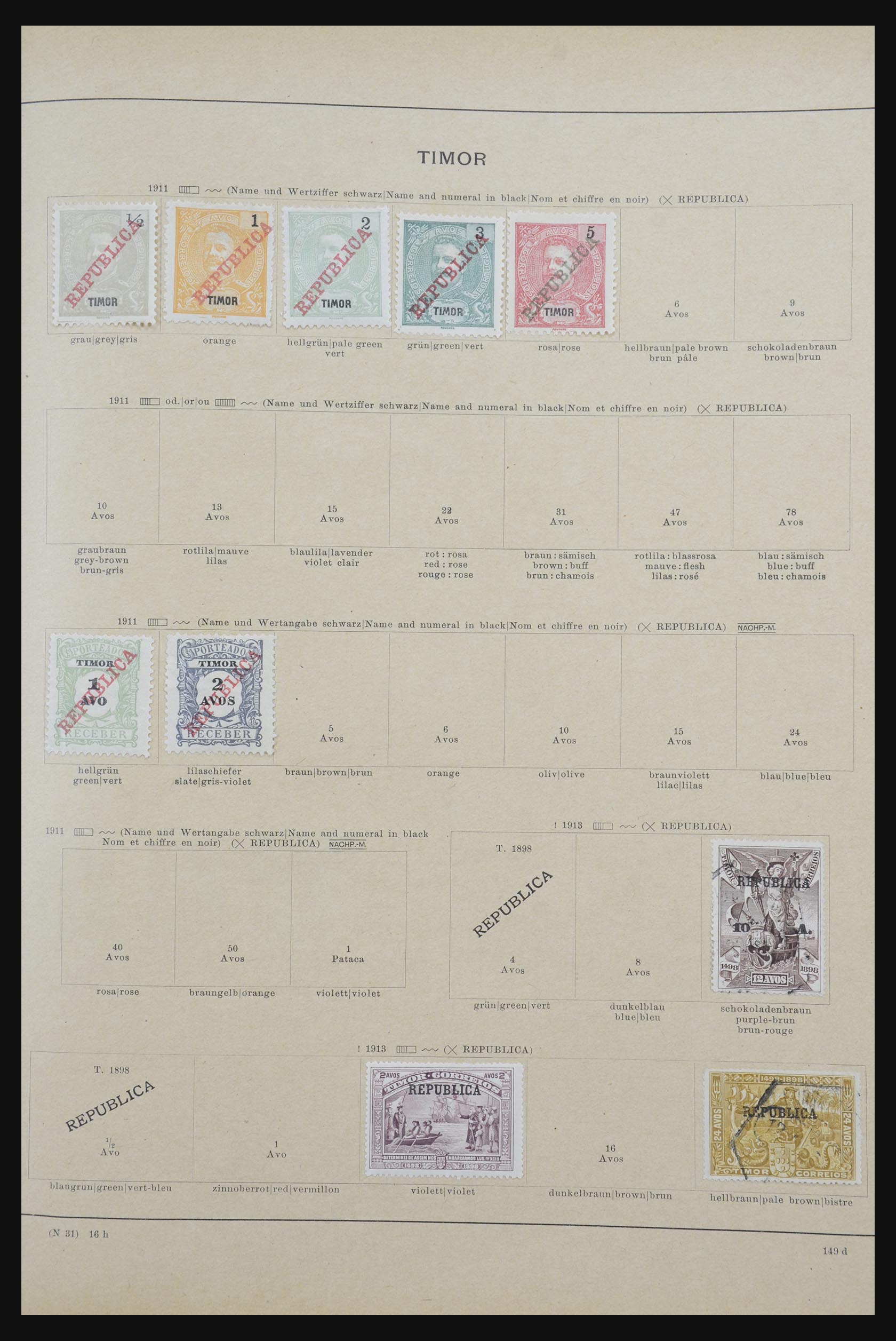 32070 152 - 32070 Portugal en koloniën 1857-1953.