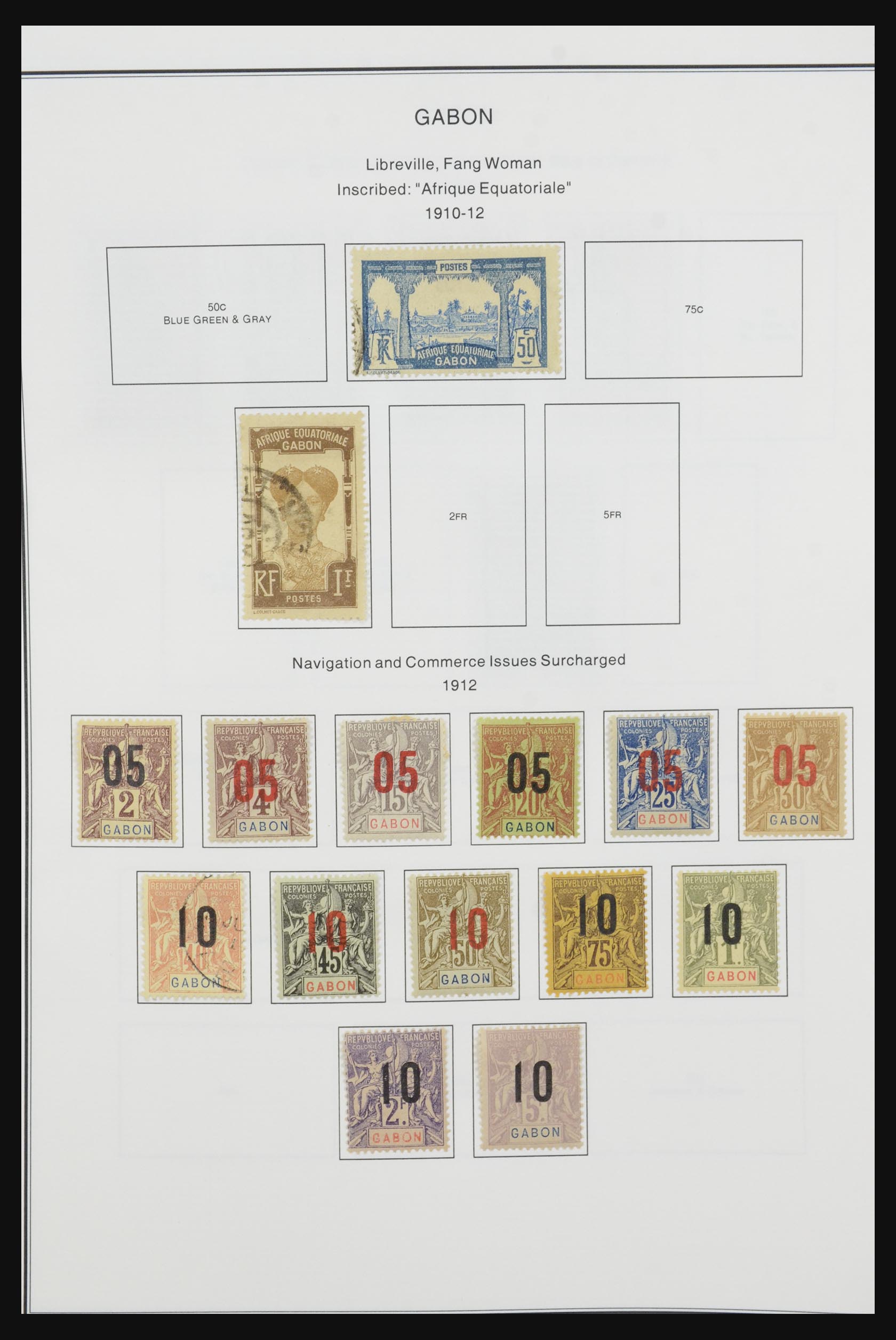32075 004 - 32075 Gabon 1904-1987.