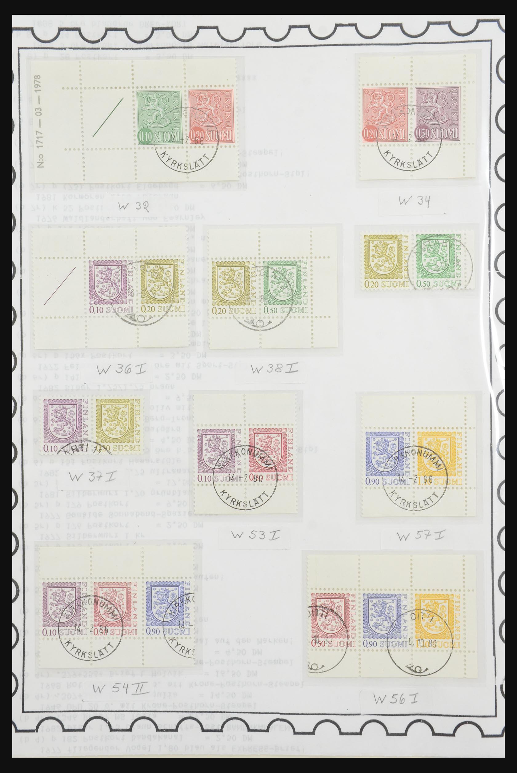 32082 037 - 32082 Finland postzegelboekjes 1939-1995.