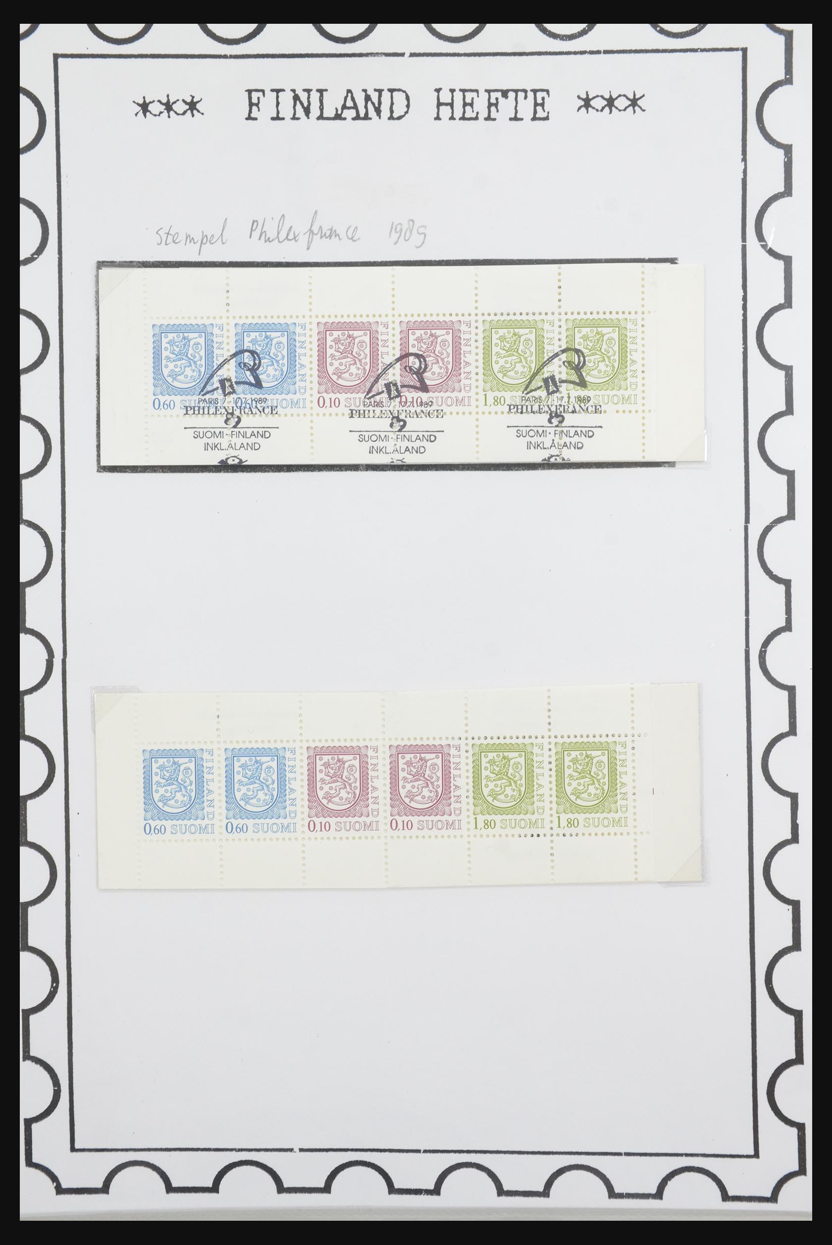 32082 044 - 32082 Finland postzegelboekjes 1939-1995.