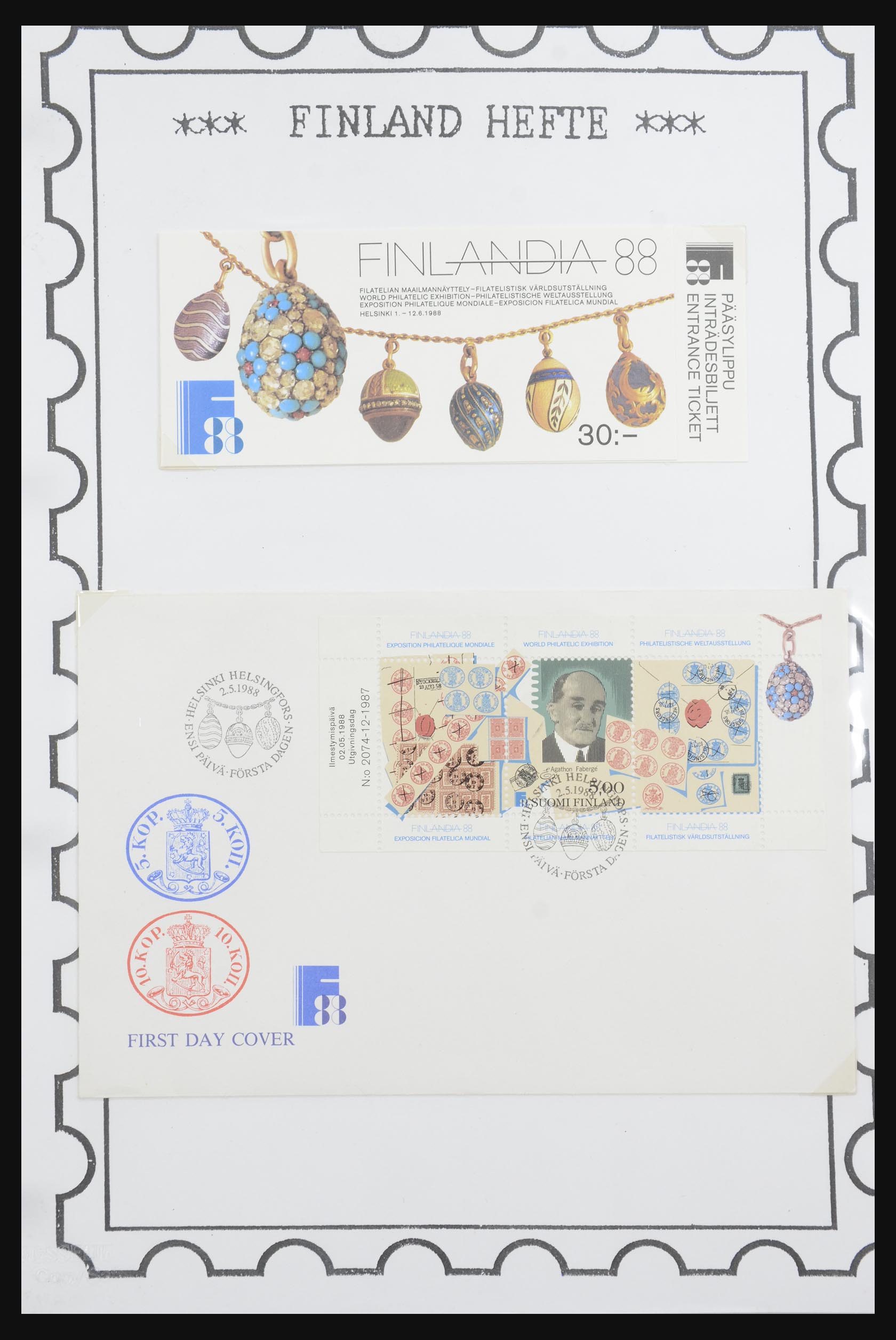 32082 066 - 32082 Finland postzegelboekjes 1939-1995.