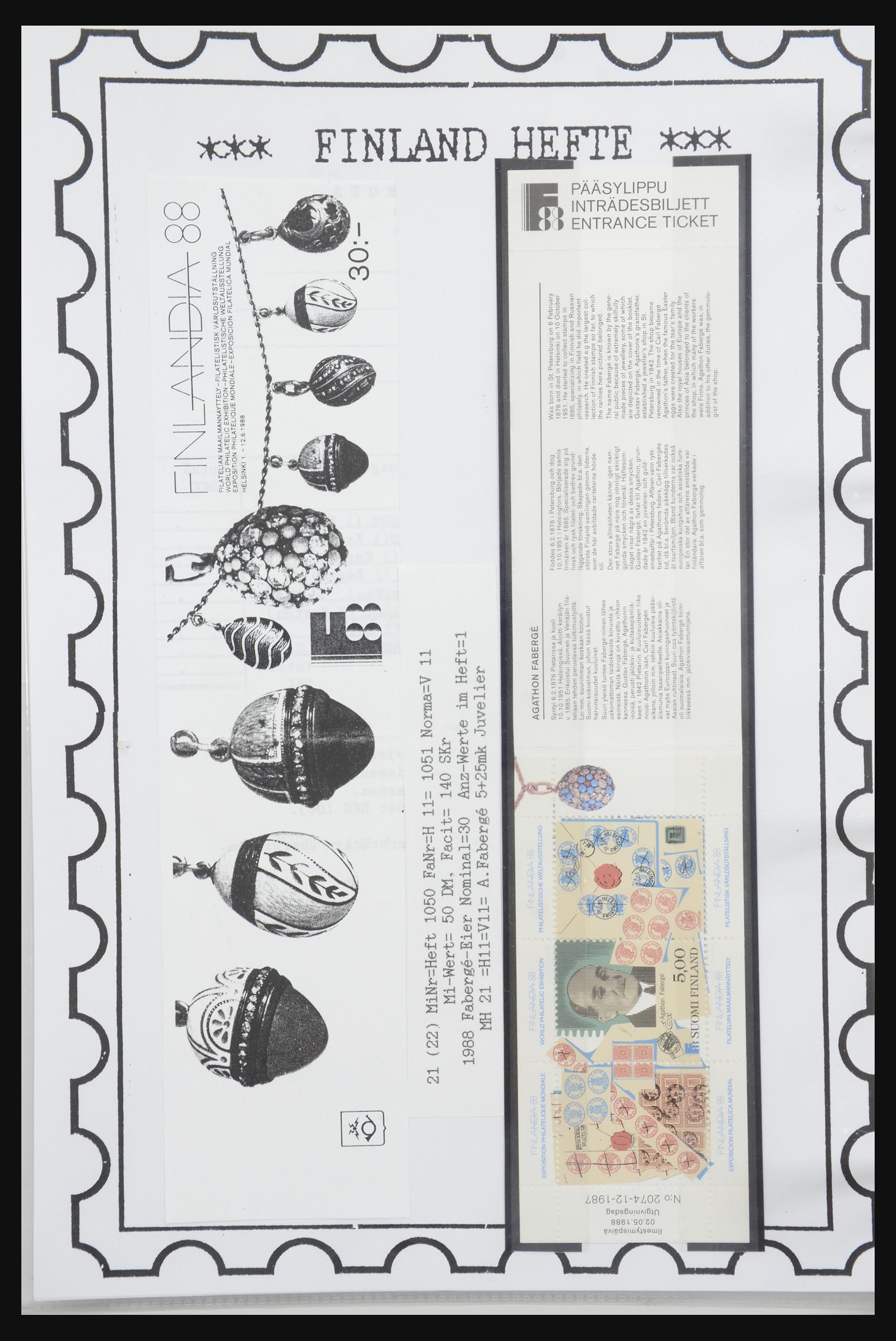 32082 067 - 32082 Finland postzegelboekjes 1939-1995.