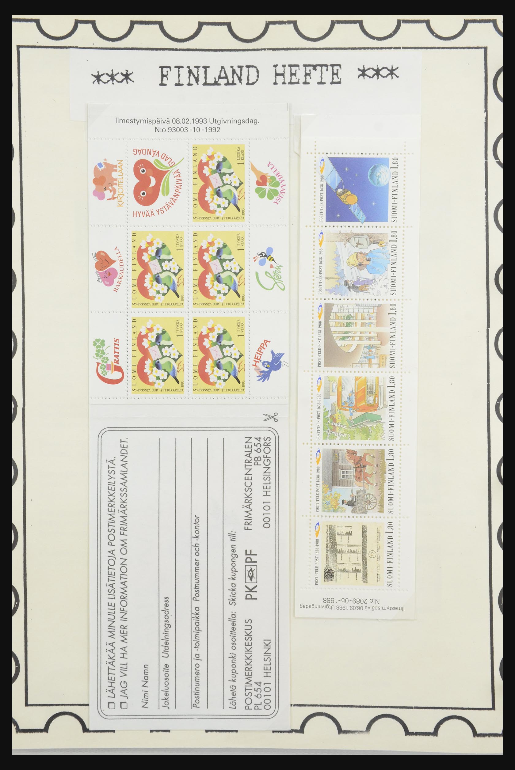 32082 094 - 32082 Finland postzegelboekjes 1939-1995.