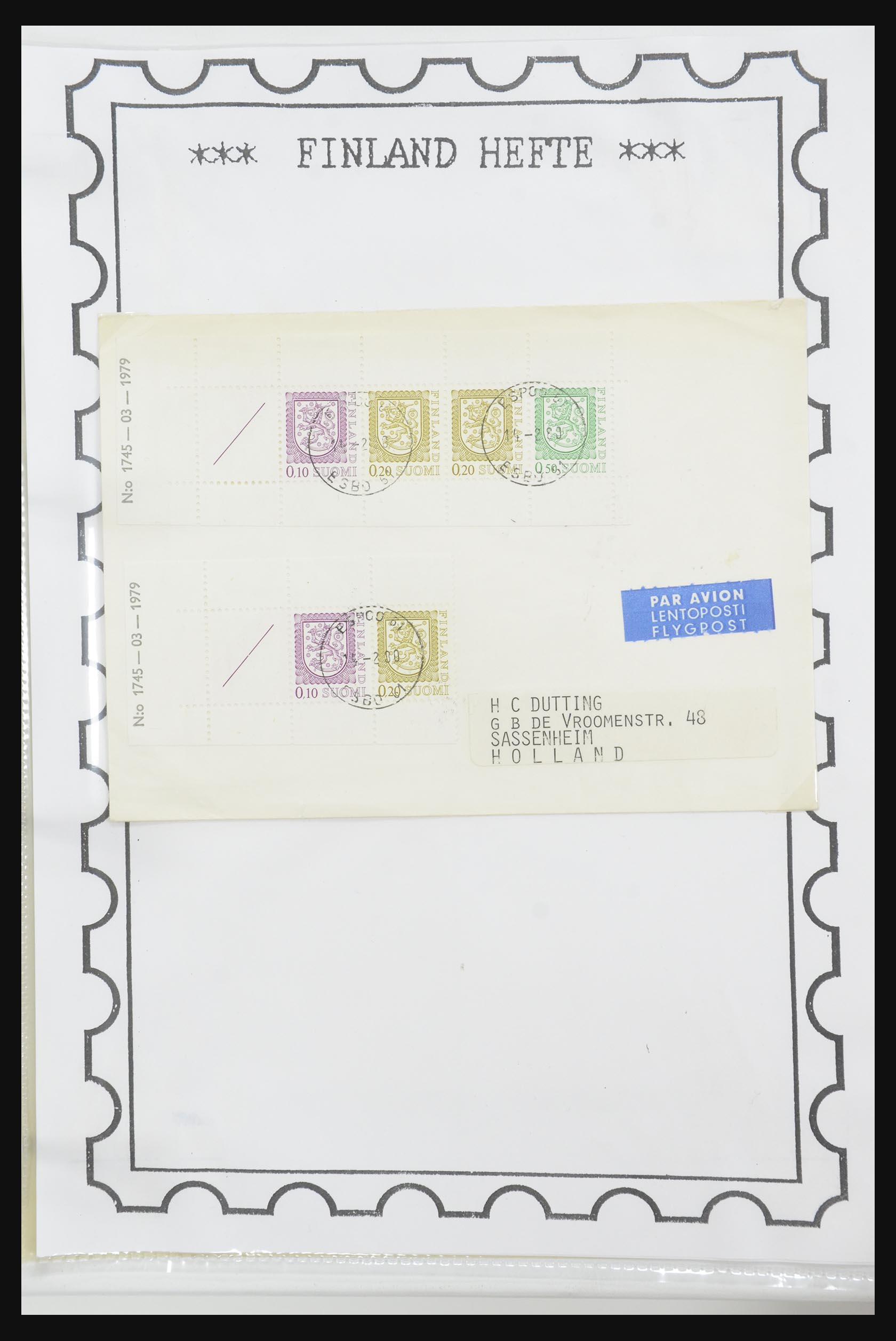 32082 105 - 32082 Finland stamp booklets 1939-1995.