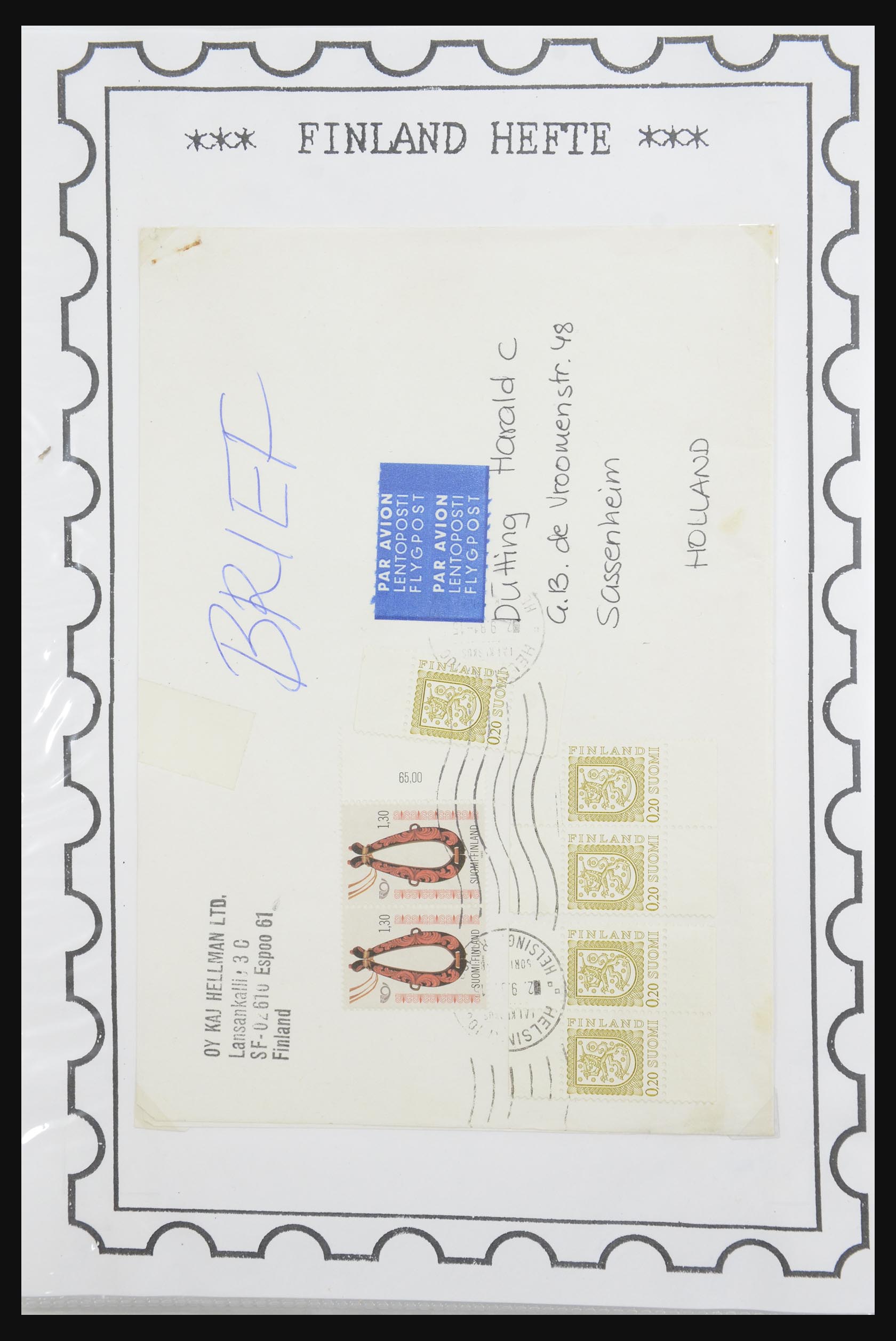 32082 106 - 32082 Finland postzegelboekjes 1939-1995.