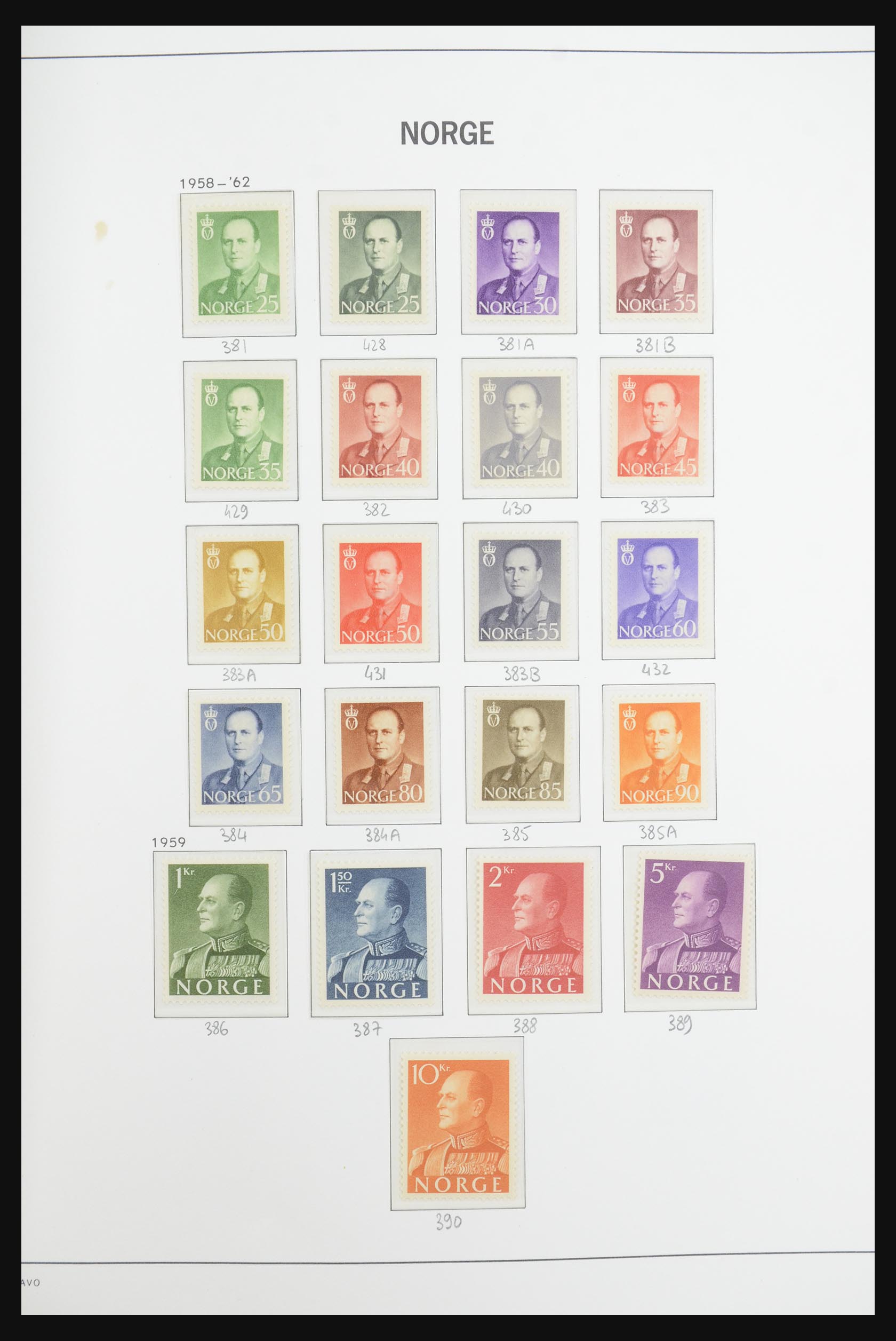 32083 026 - 32083 Noorwegen 1856-1995.