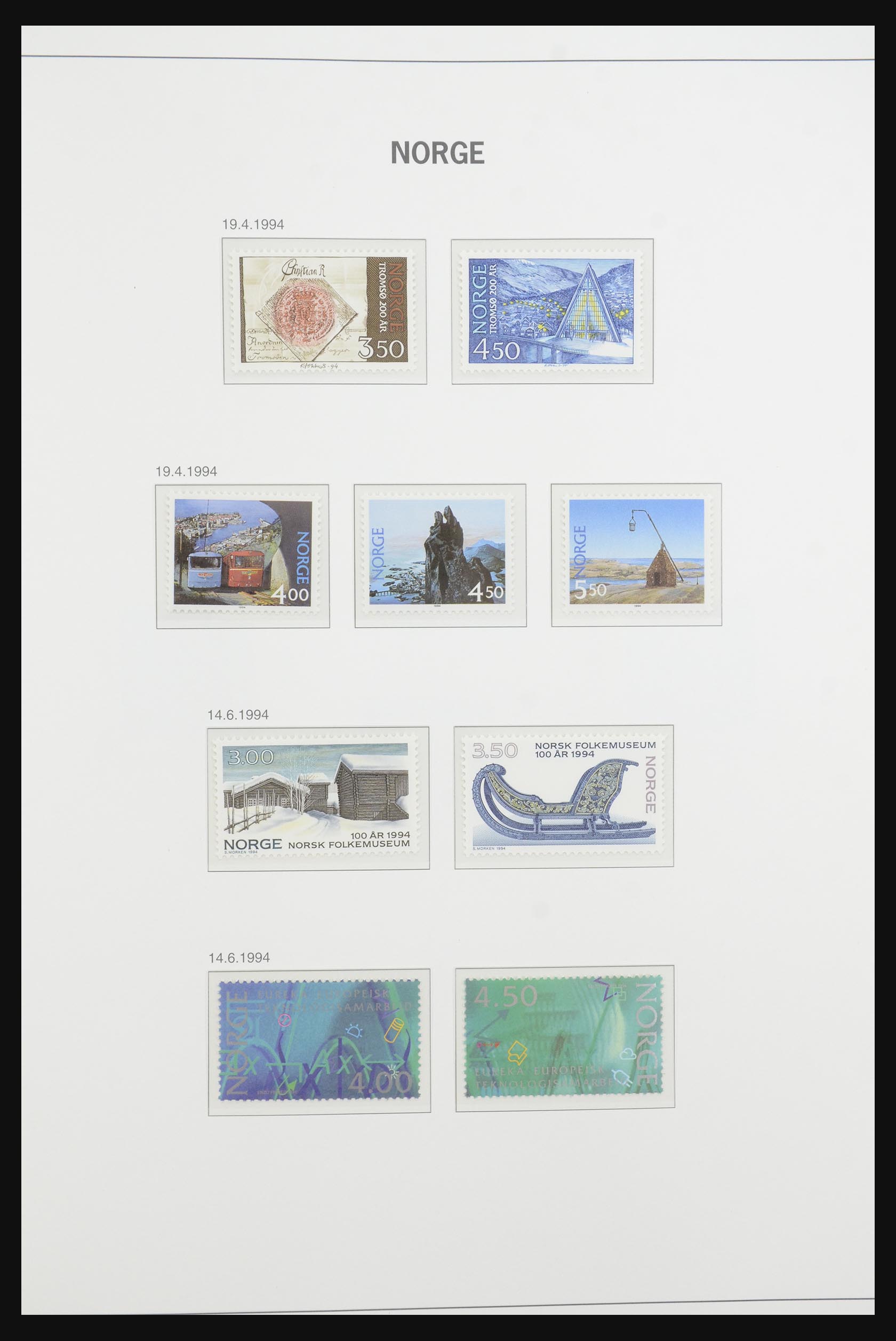 32083 100 - 32083 Norway 1856-1995.