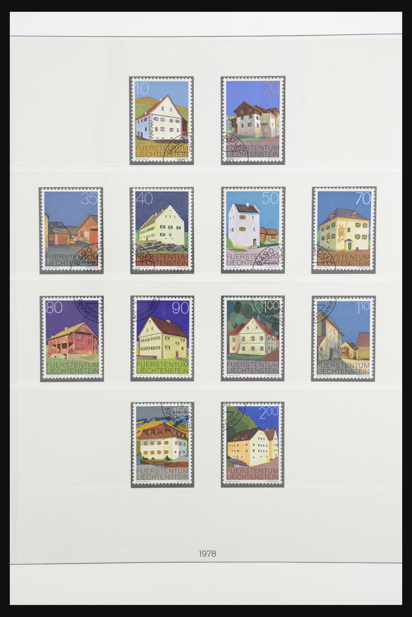 32088 127 - 32088 Liechtenstein 1912-2009.