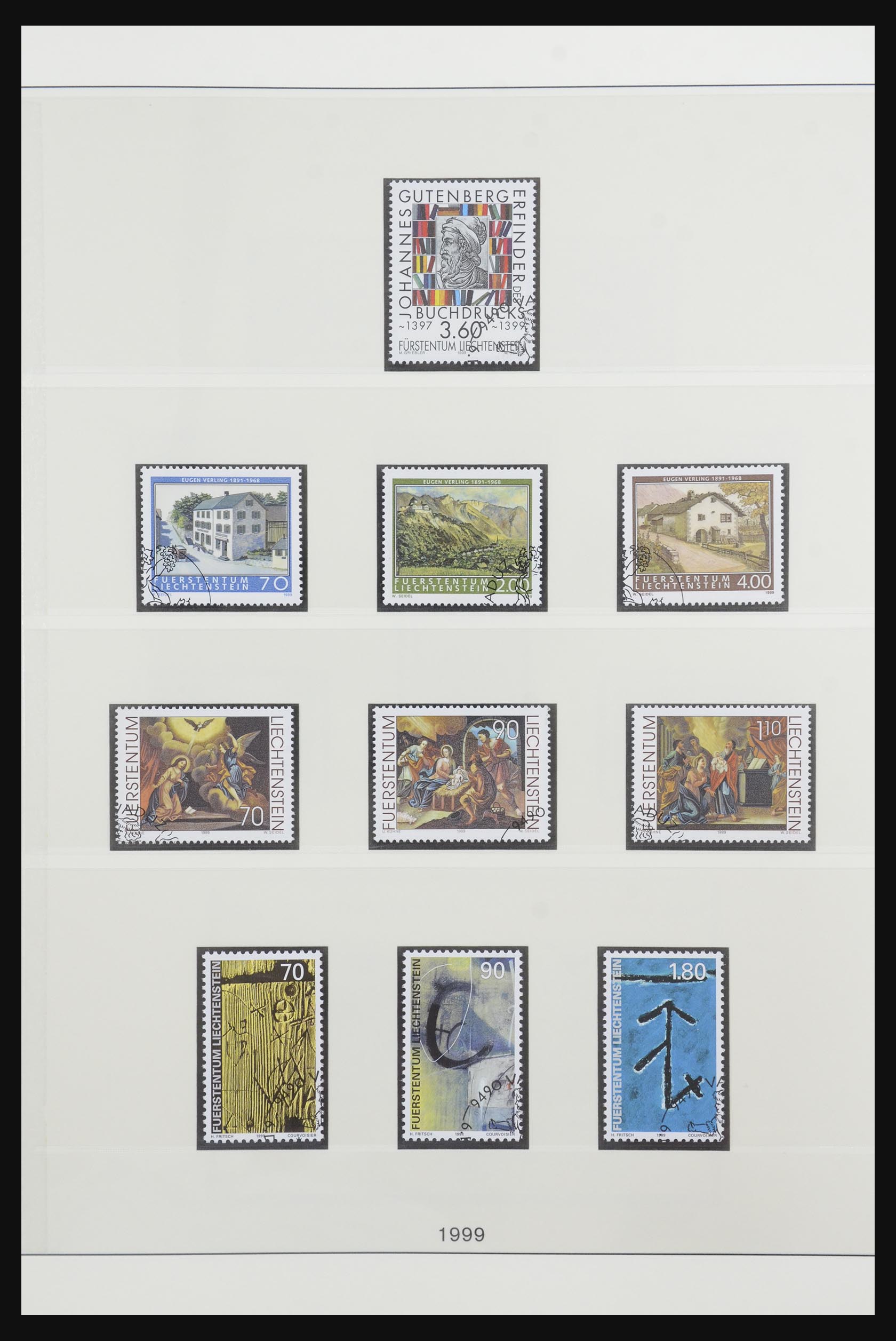 32088 195 - 32088 Liechtenstein 1912-2009.