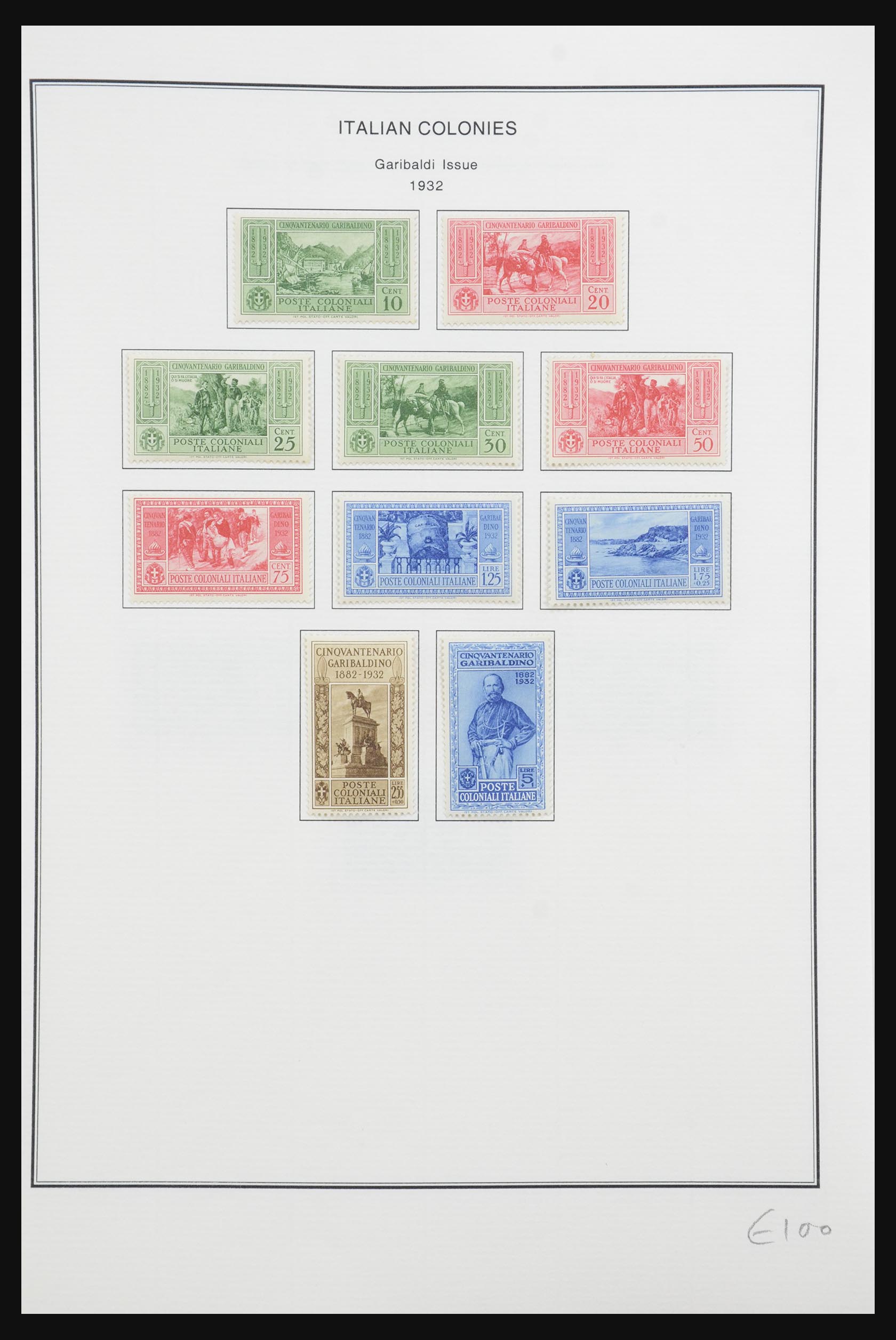 32092 001 - 32092 Italian colonies 1923-1950.