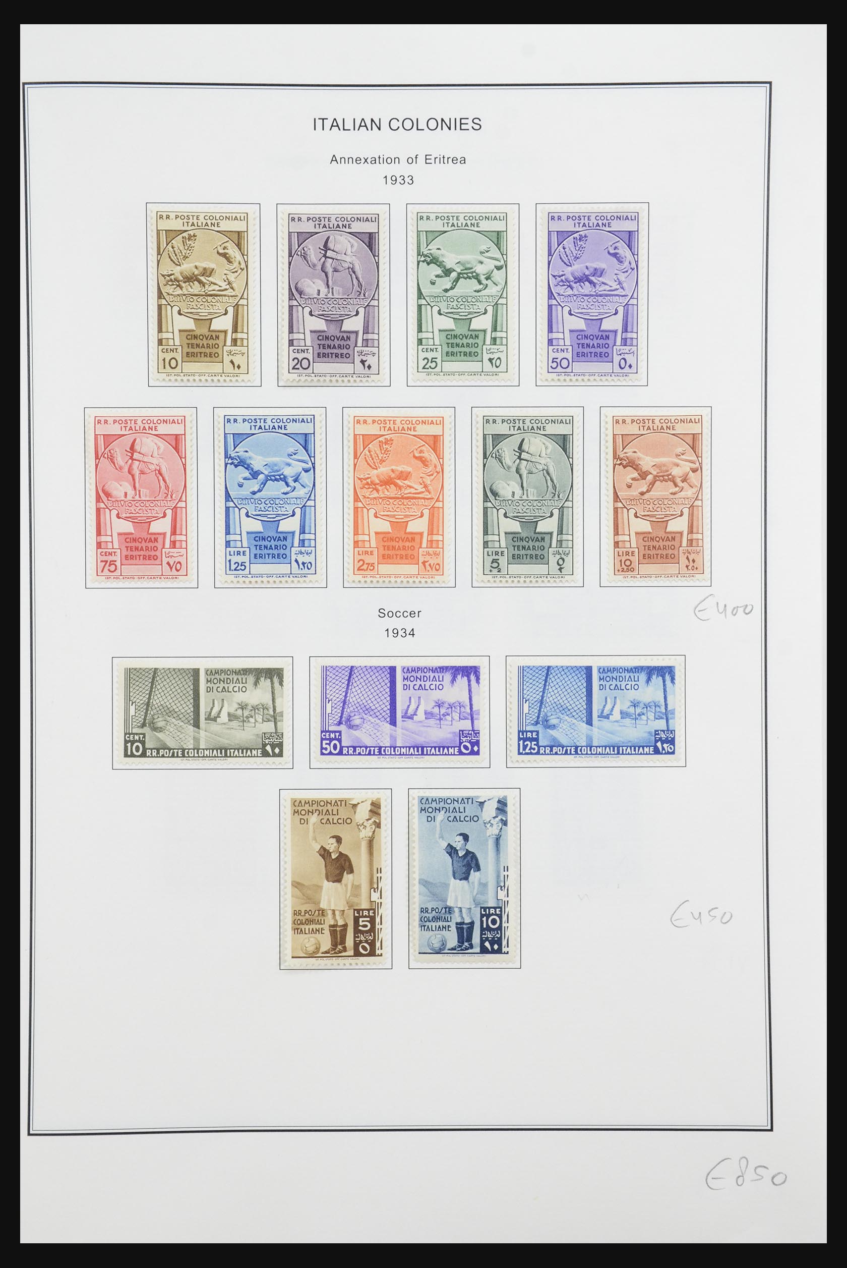 32092 003 - 32092 Italian colonies 1923-1950.