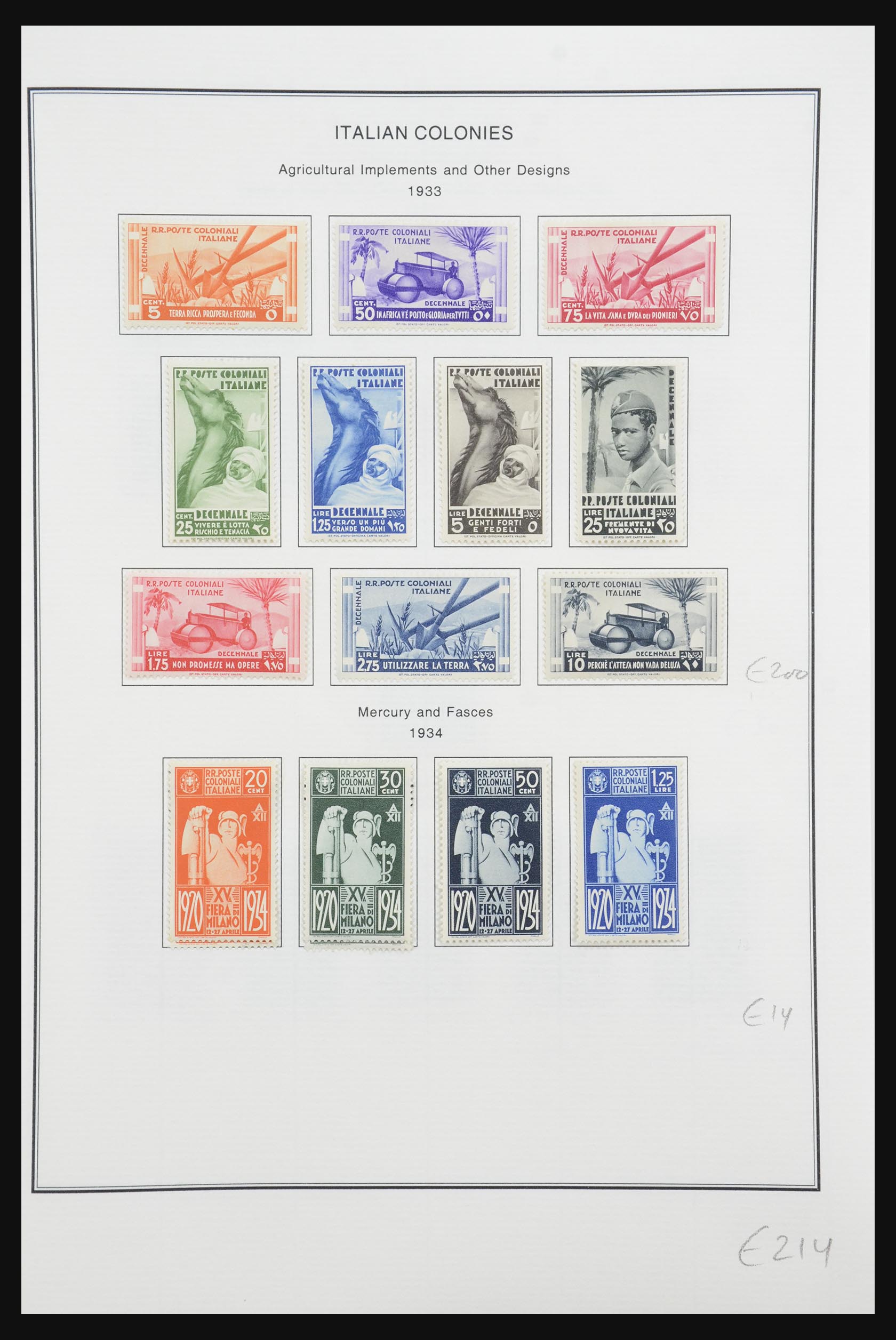 32092 004 - 32092 Italian colonies 1923-1950.