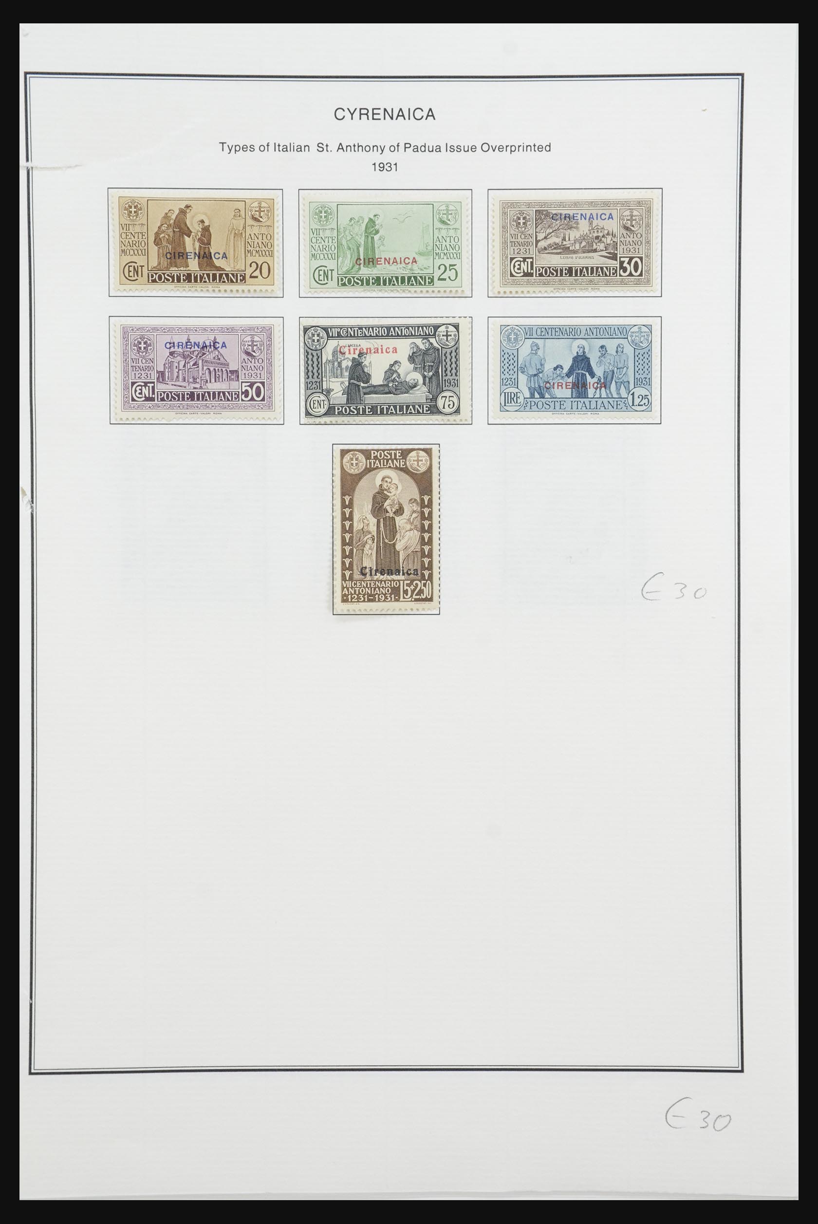 32092 013 - 32092 Italian colonies 1923-1950.