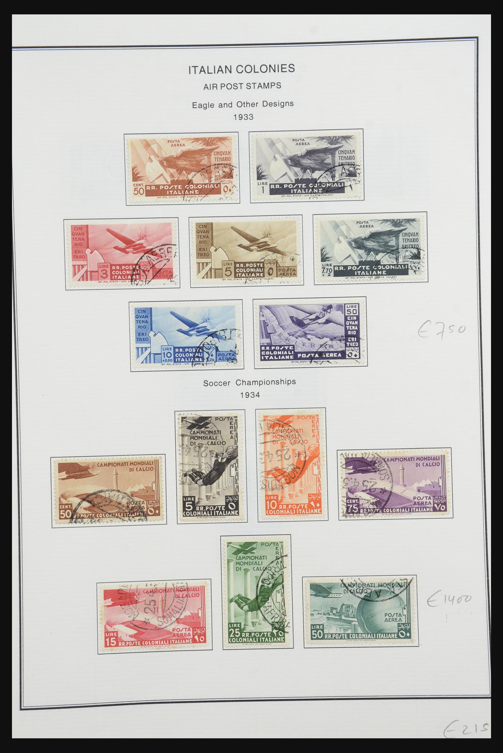 32093 004 - 32093 Italian colonies 1923-1950.