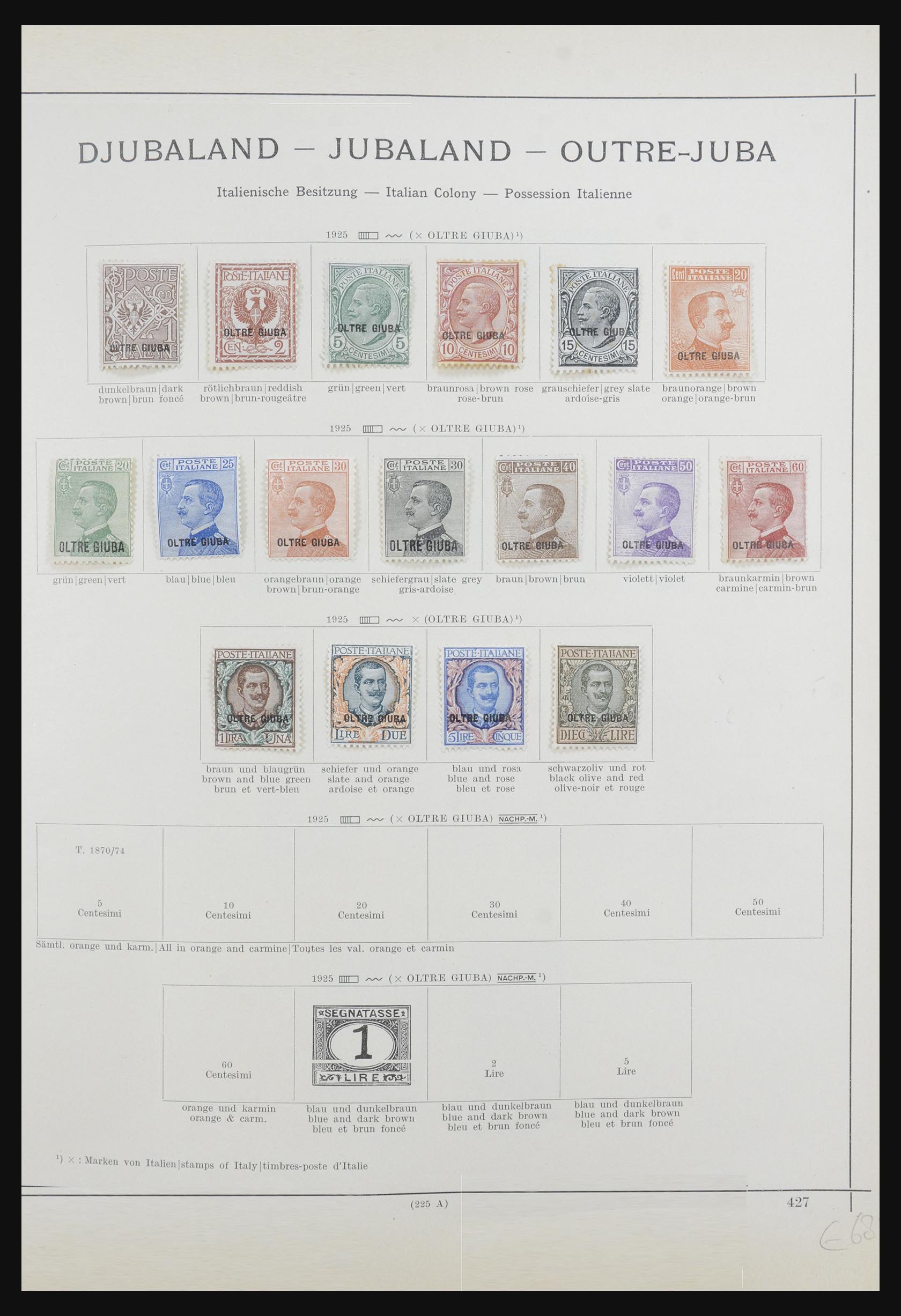 32094 001 - 32094 Italian colonies 1893-1941.