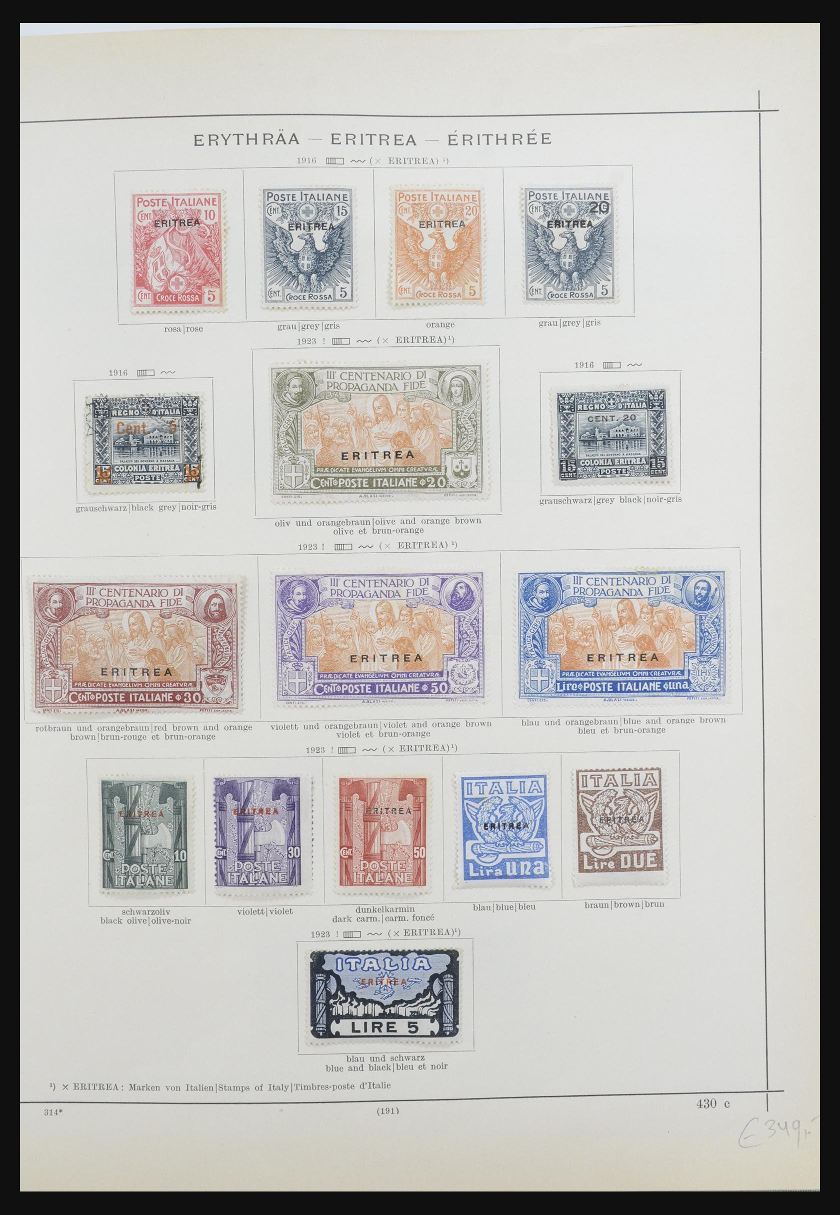 32094 007 - 32094 Italian colonies 1893-1941.