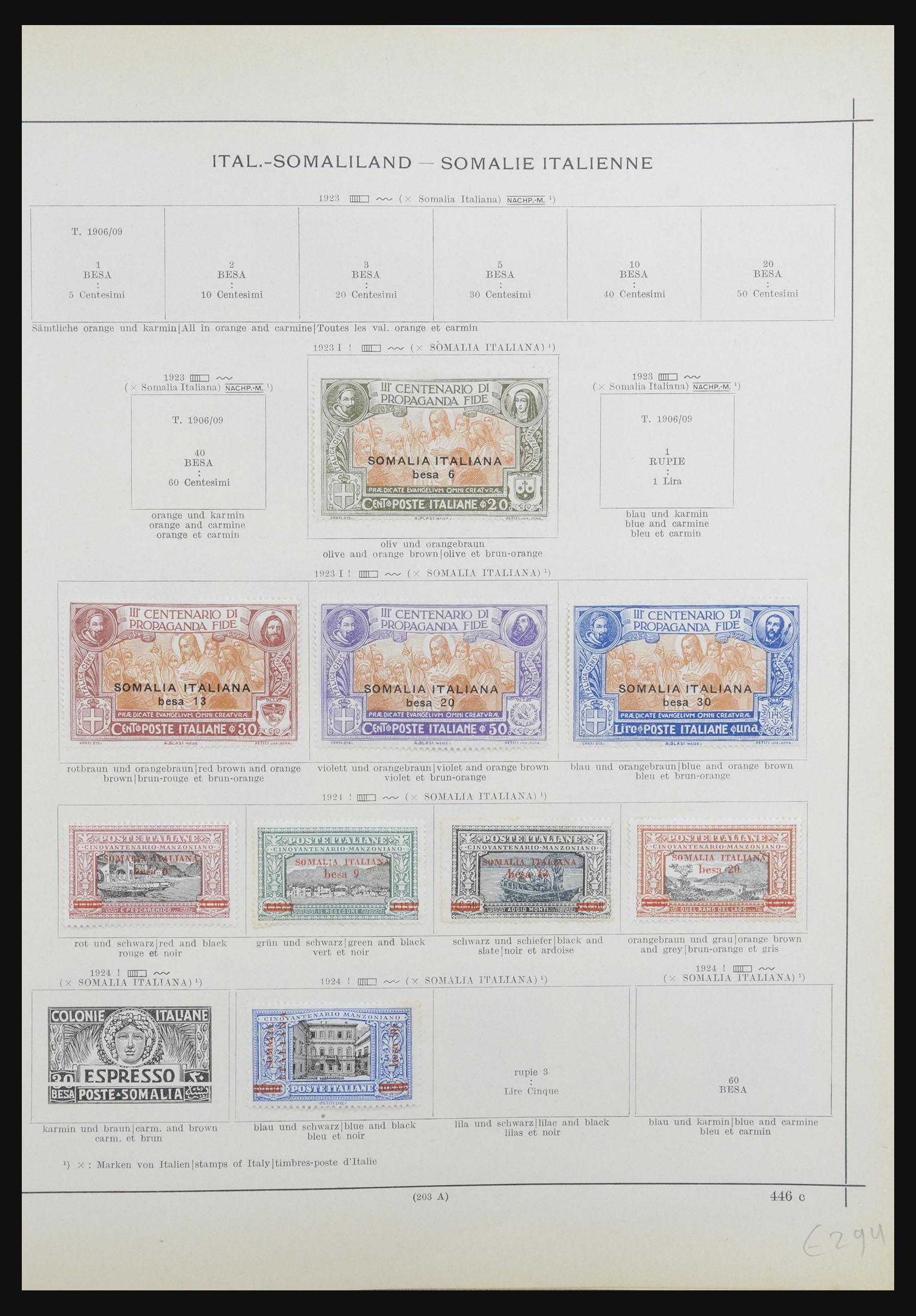 32094 021 - 32094 Italian colonies 1893-1941.