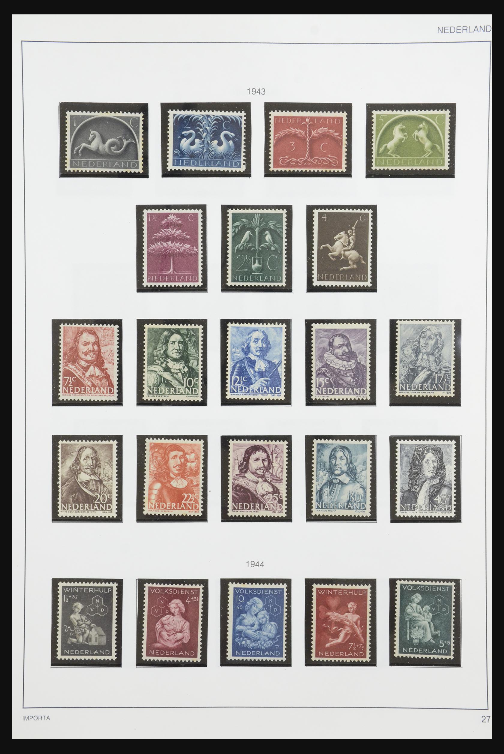 32100 029 - 32100 Netherlands 1852-1986.
