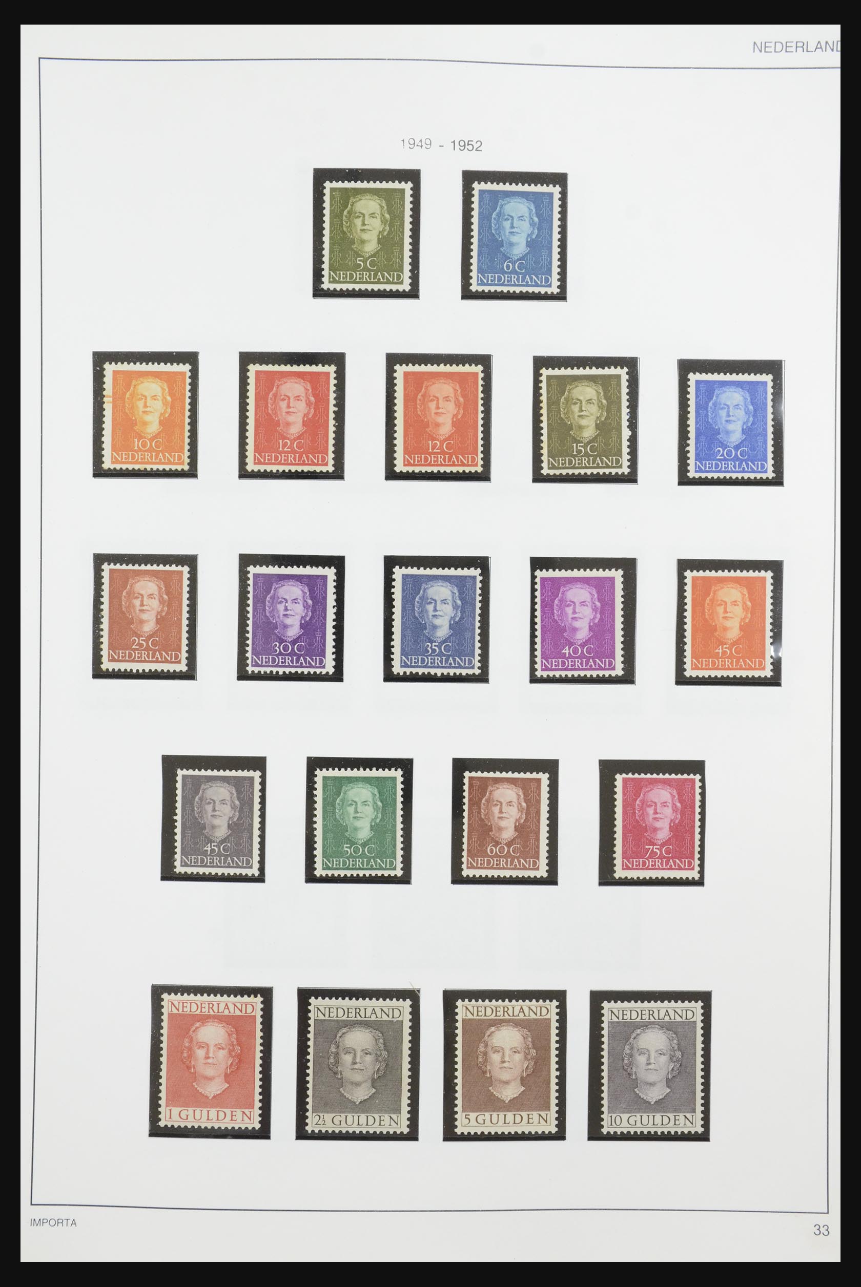 32100 035 - 32100 Netherlands 1852-1986.