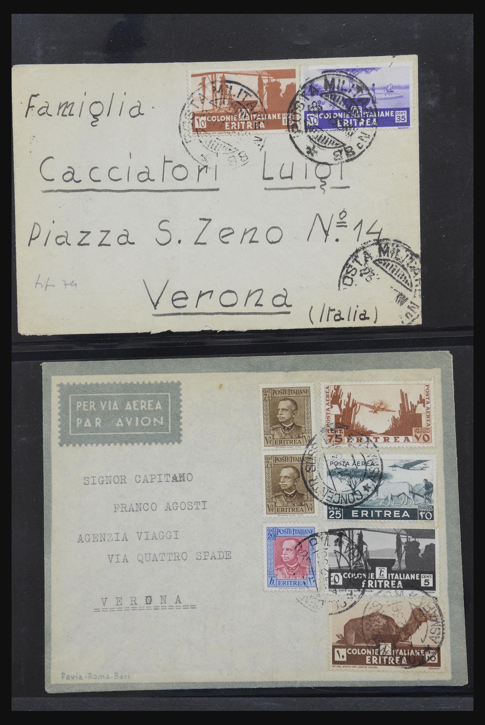 32103 009 - 32103 Italiaanse koloniën brieven.