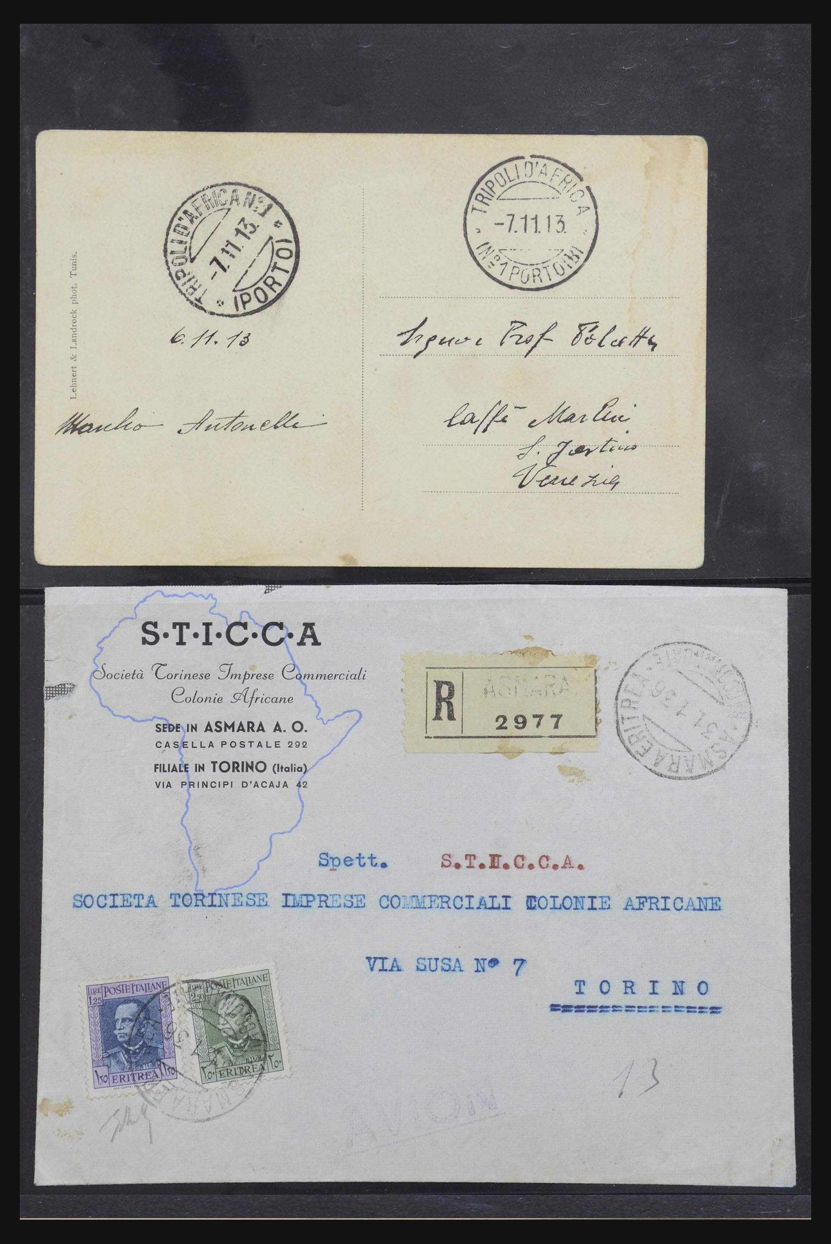 32103 018 - 32103 Italiaanse koloniën brieven.