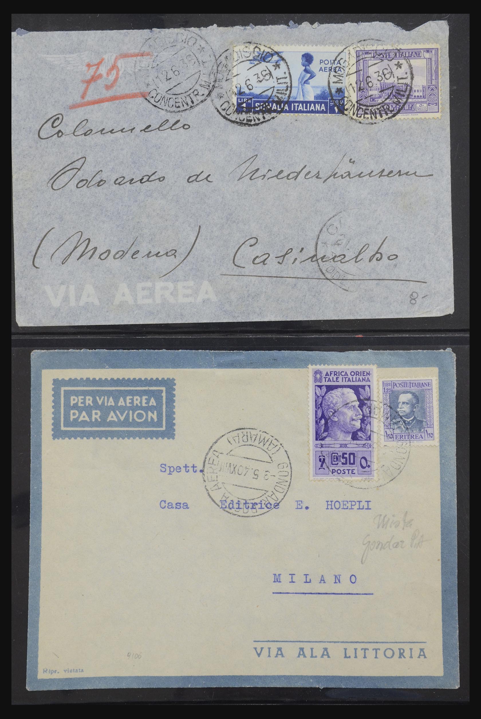 32103 021 - 32103 Italiaanse koloniën brieven.