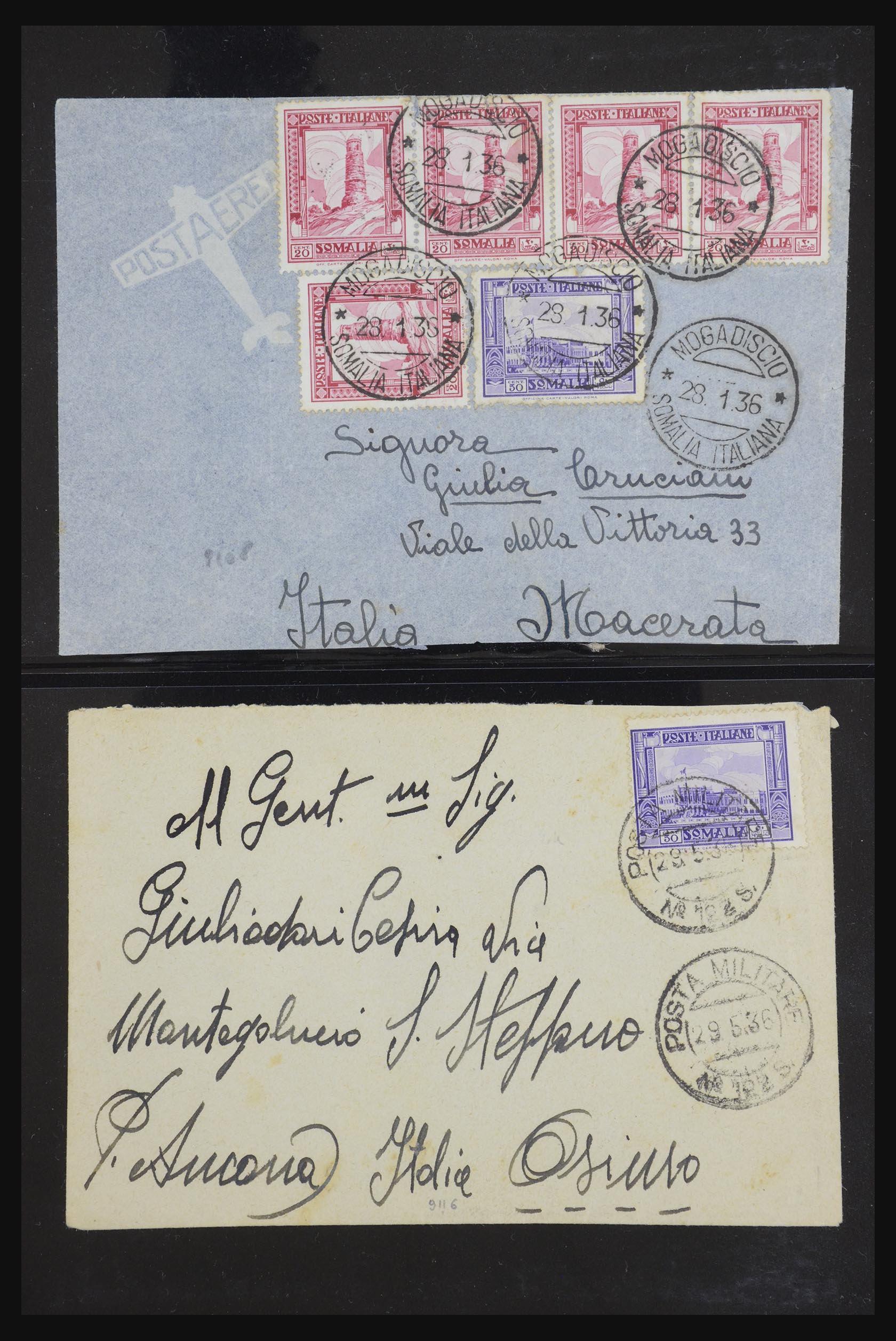 32103 029 - 32103 Italiaanse koloniën brieven.