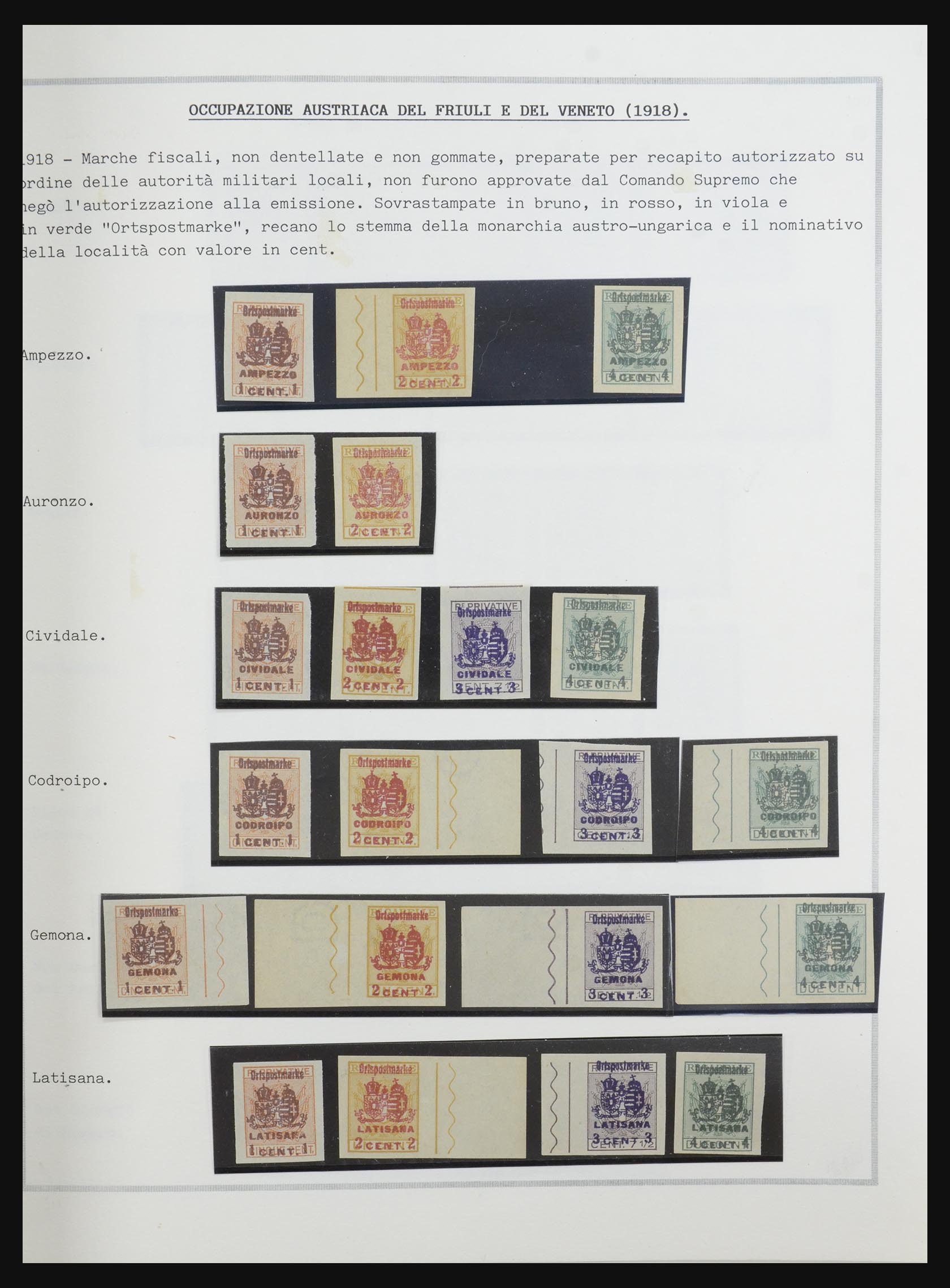 32104 028 - 32104 Italiaanse gebieden en bezettingen 1874-1924.