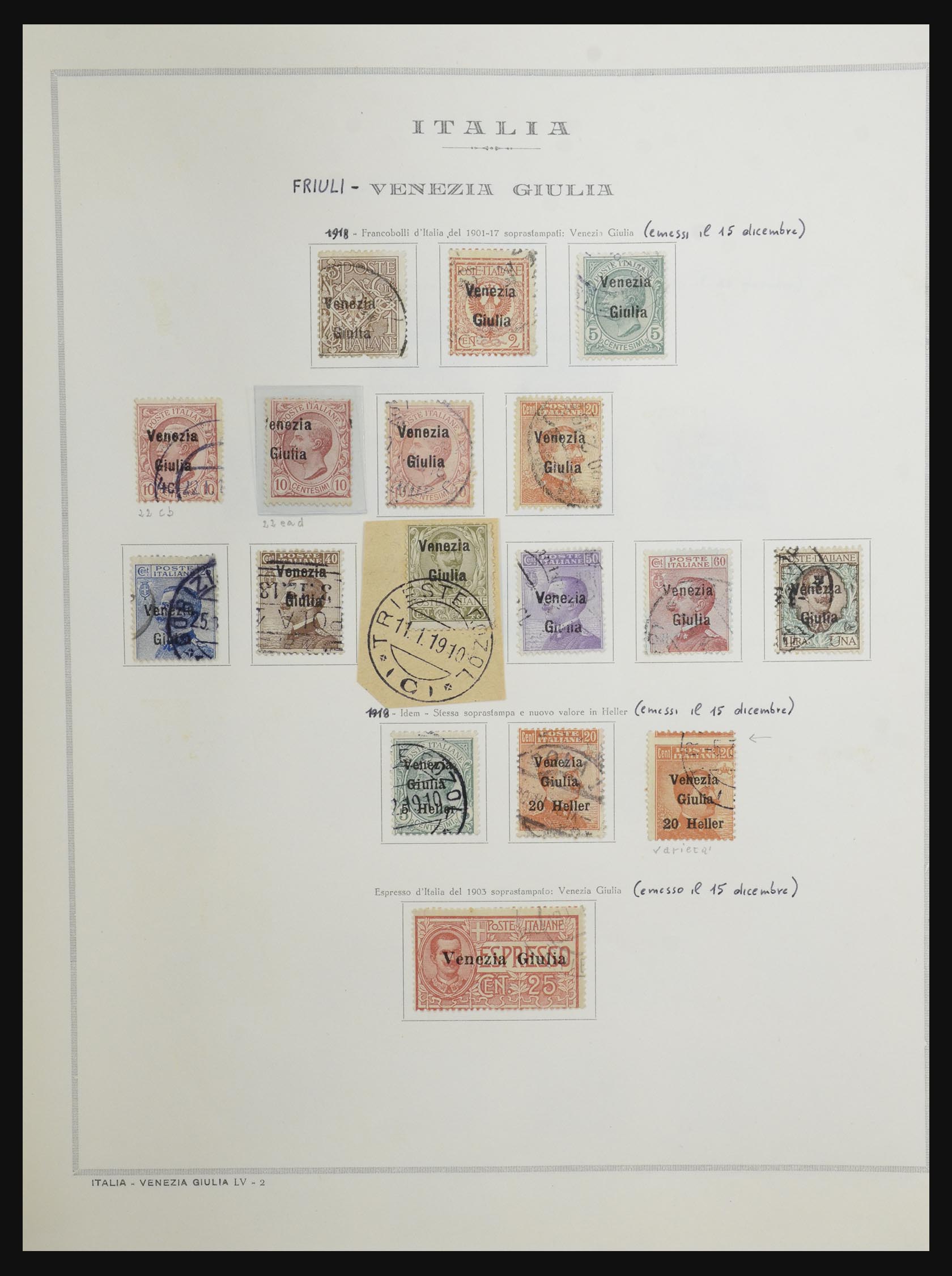 32104 038 - 32104 Italiaanse gebieden en bezettingen 1874-1924.