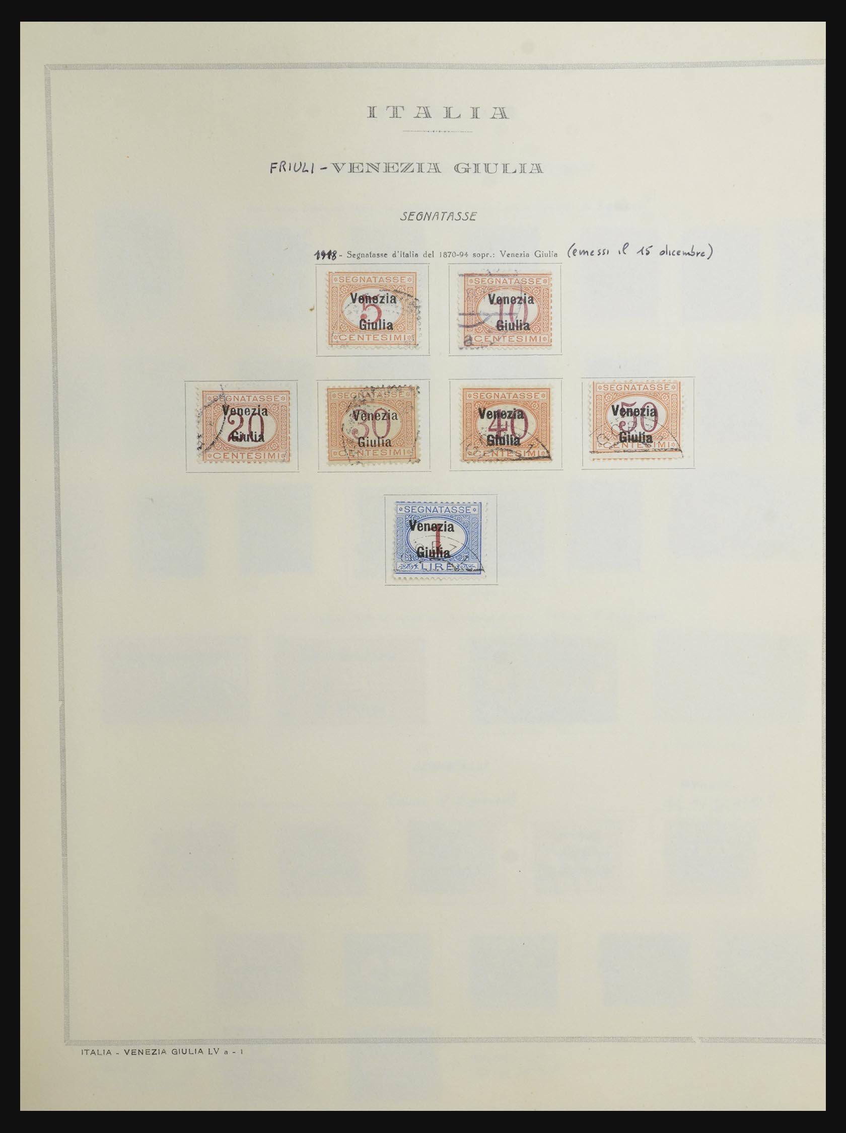 32104 039 - 32104 Italian territories and occupations 1874-1924.