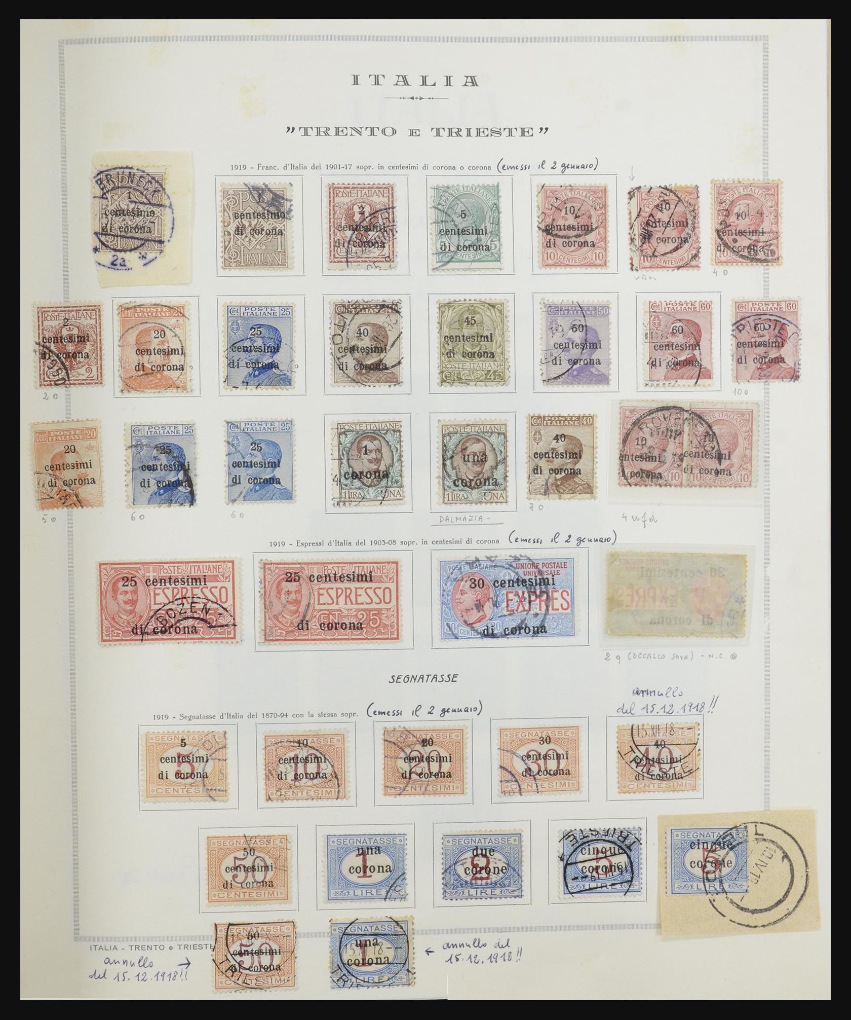 32104 040 - 32104 Italiaanse gebieden en bezettingen 1874-1924.