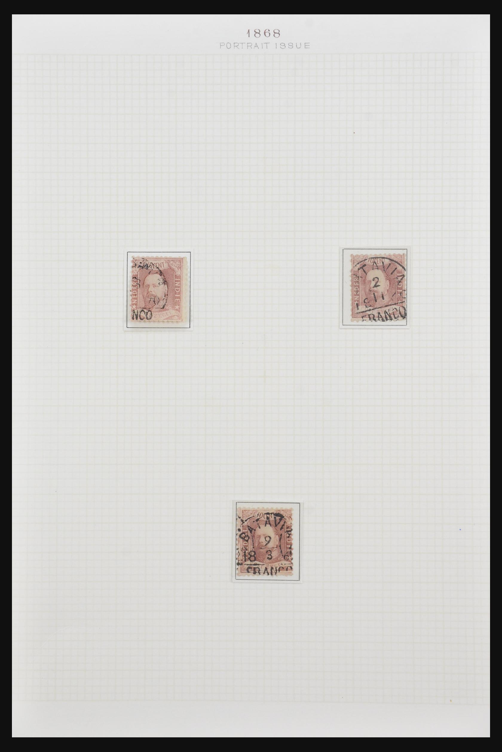 32105 001 - 32105 Dutch East Indies 1868-1923.