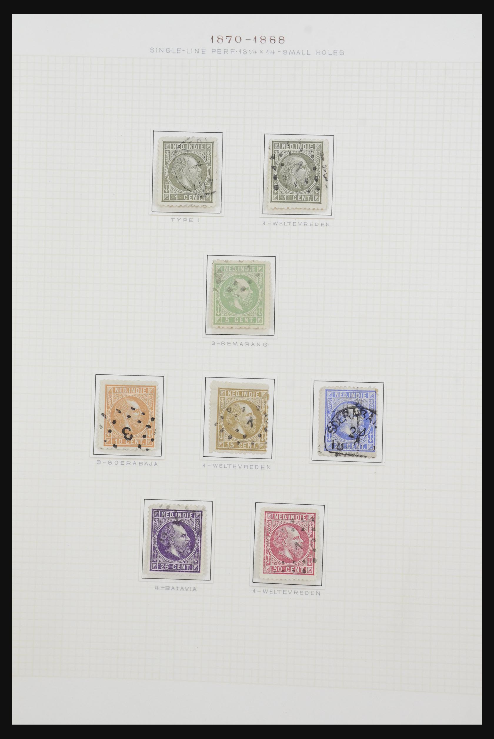 32105 006 - 32105 Dutch East Indies 1868-1923.