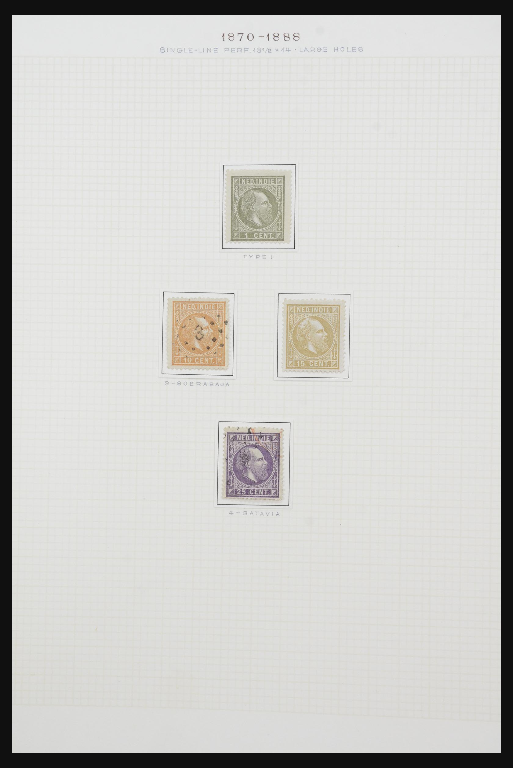 32105 007 - 32105 Dutch East Indies 1868-1923.