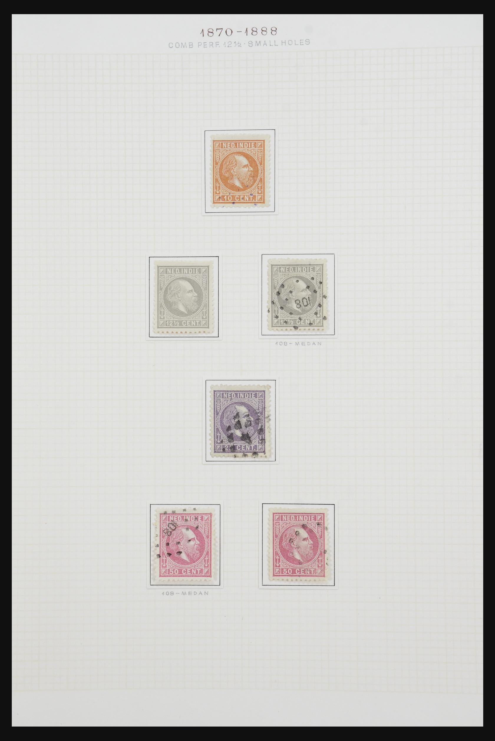 32105 011 - 32105 Dutch East Indies 1868-1923.