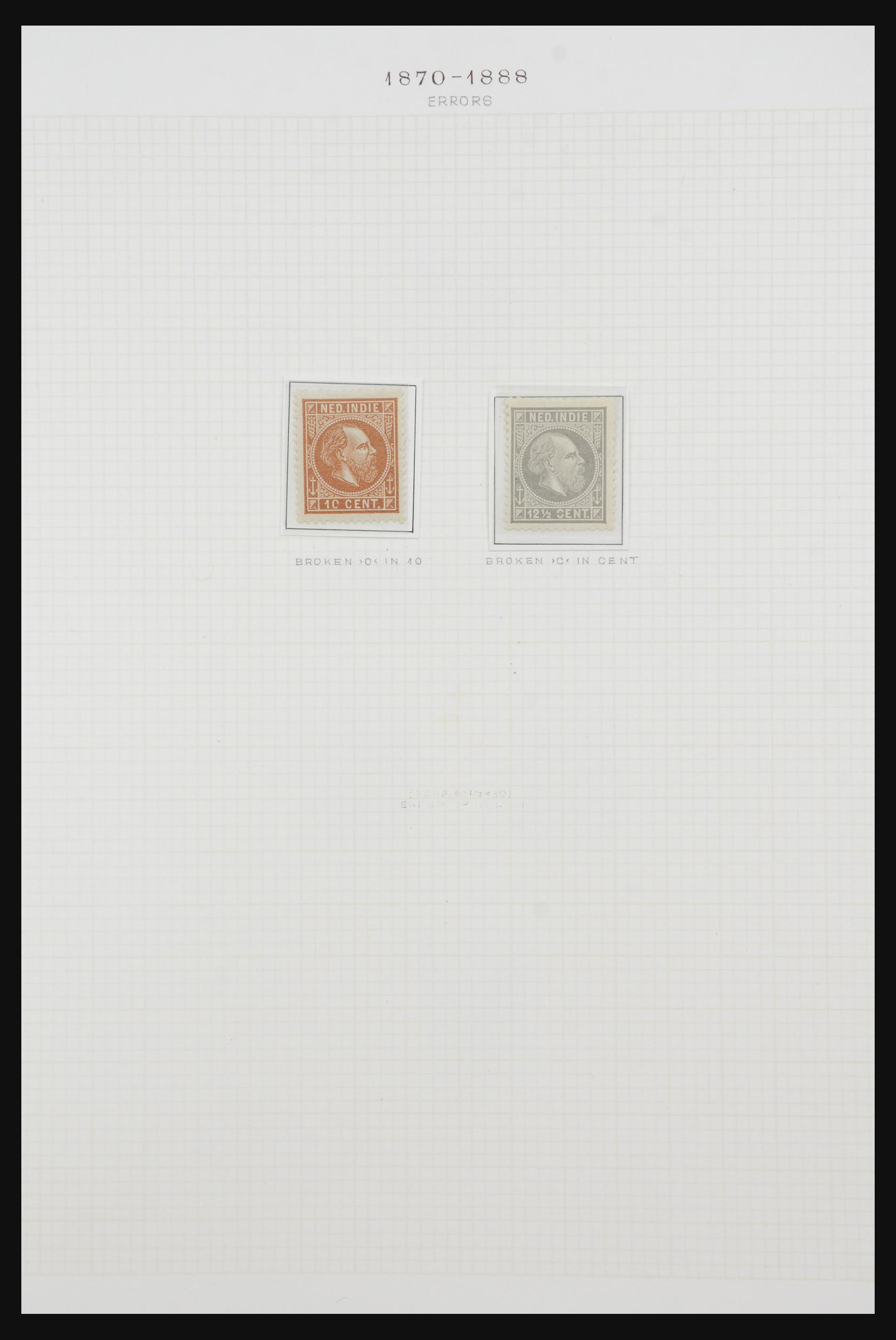 32105 013 - 32105 Dutch East Indies 1868-1923.